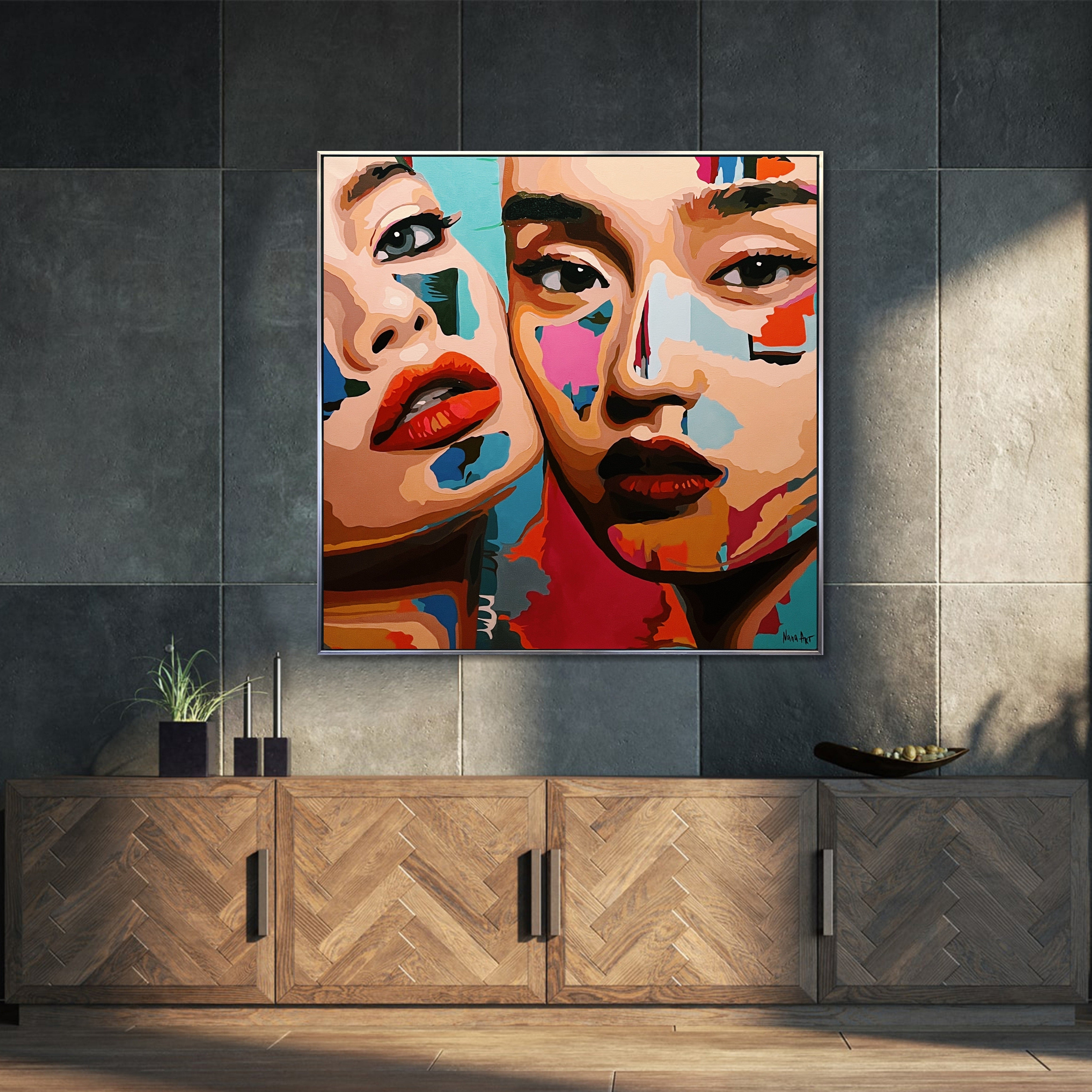 MAKE YOU FEEL 43.3"x43.3"