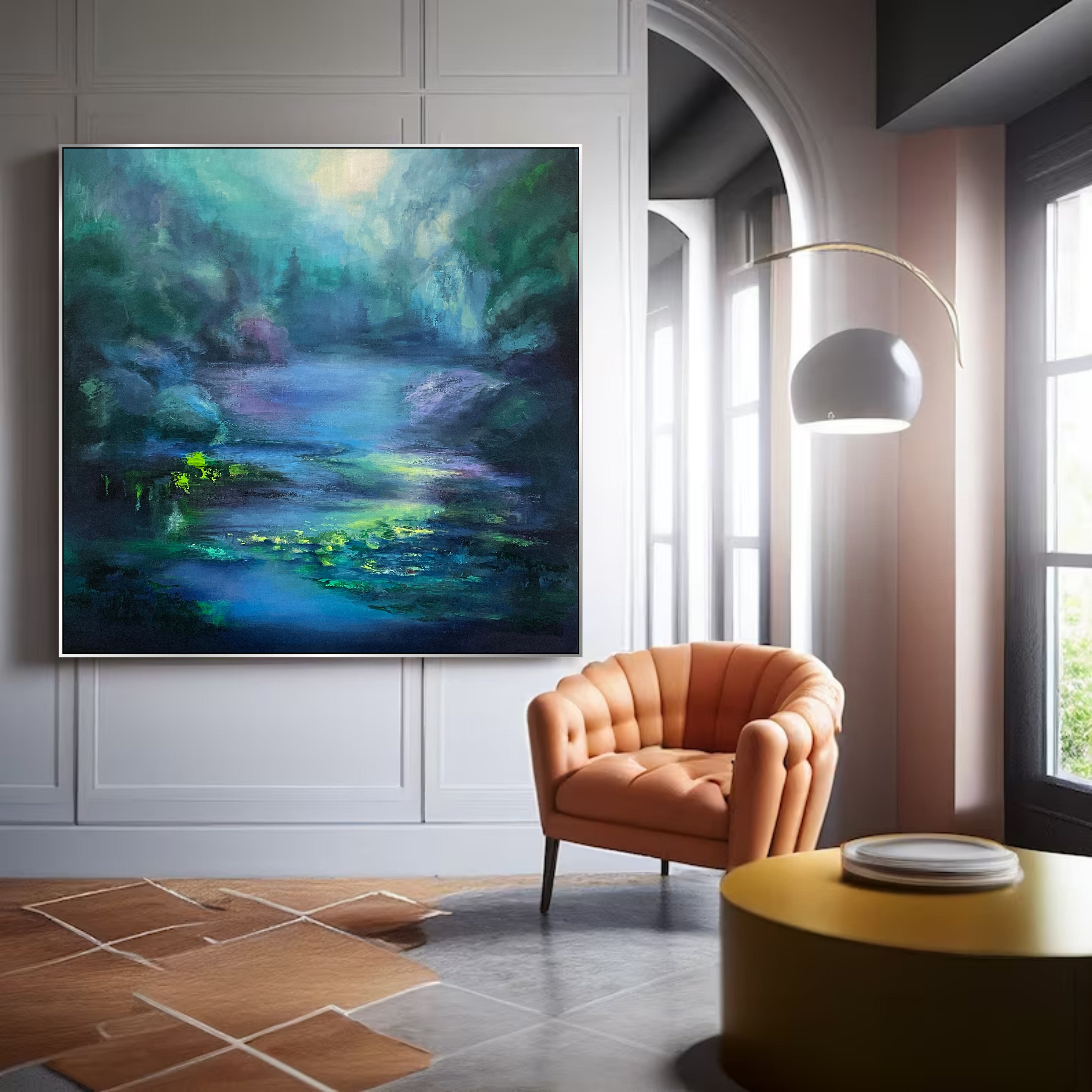 MIDNIGHT SERENITY 43.3"x43.3"