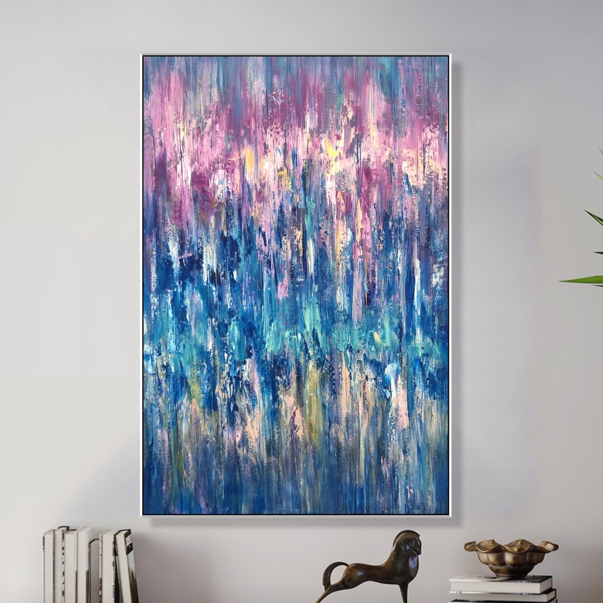 Colorful Wall Art Abstract VIVID WAVES
