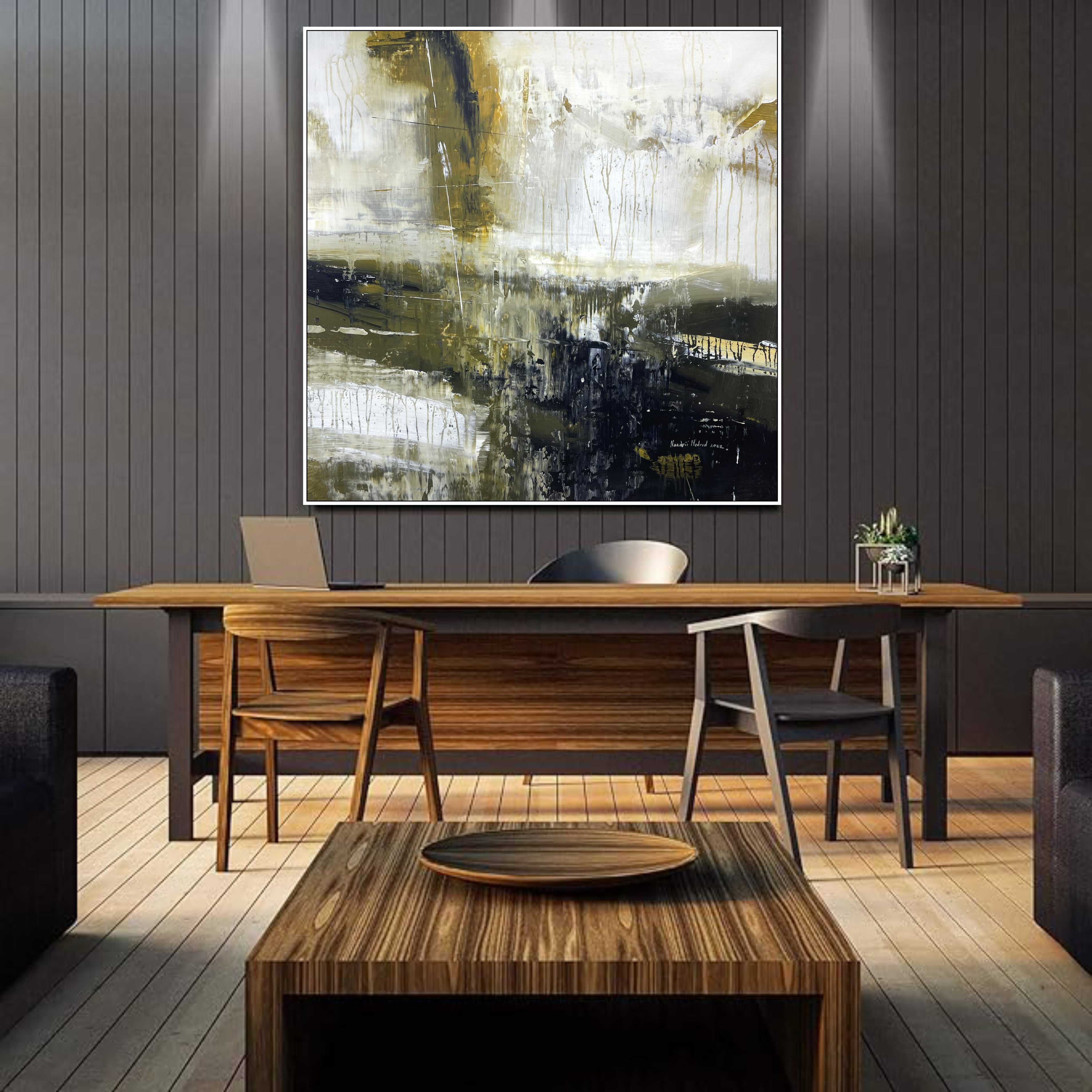 Modern wall art ASSOCIATION 213 31.5"x29.5"