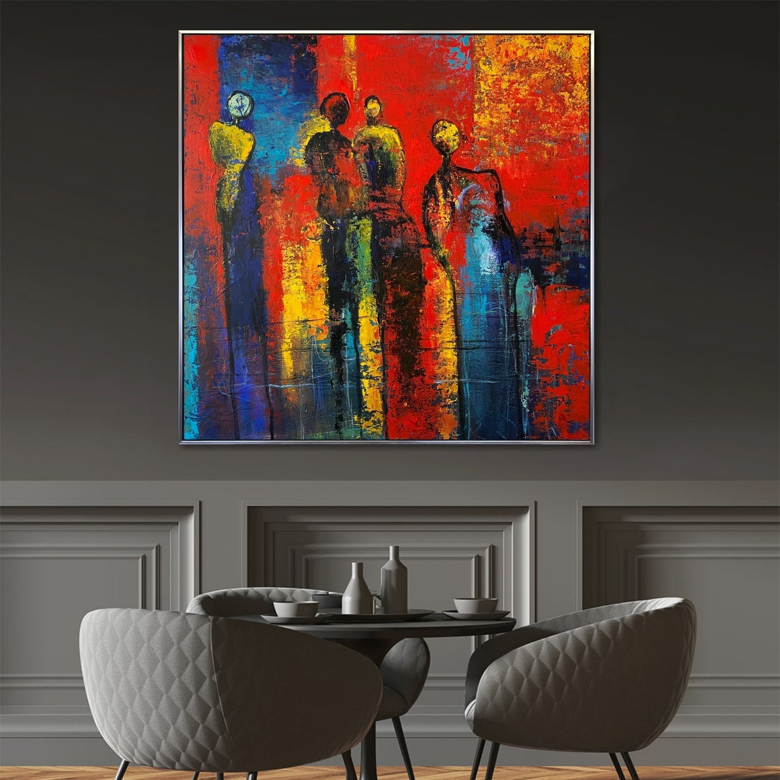 SPECTRUM OF FIGURES 46"x46"