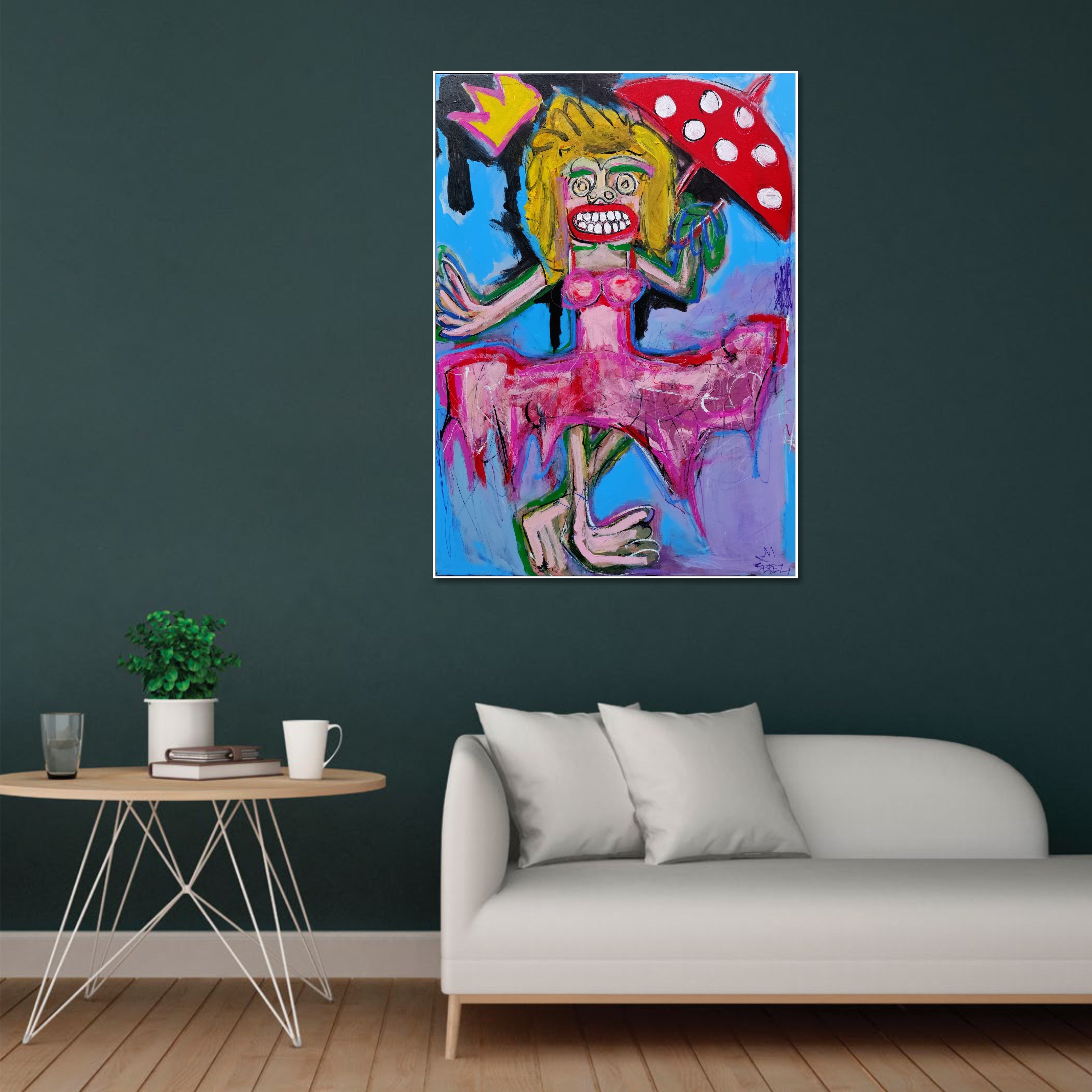 GRAFFITI QUEEN 46.1"x36.2"