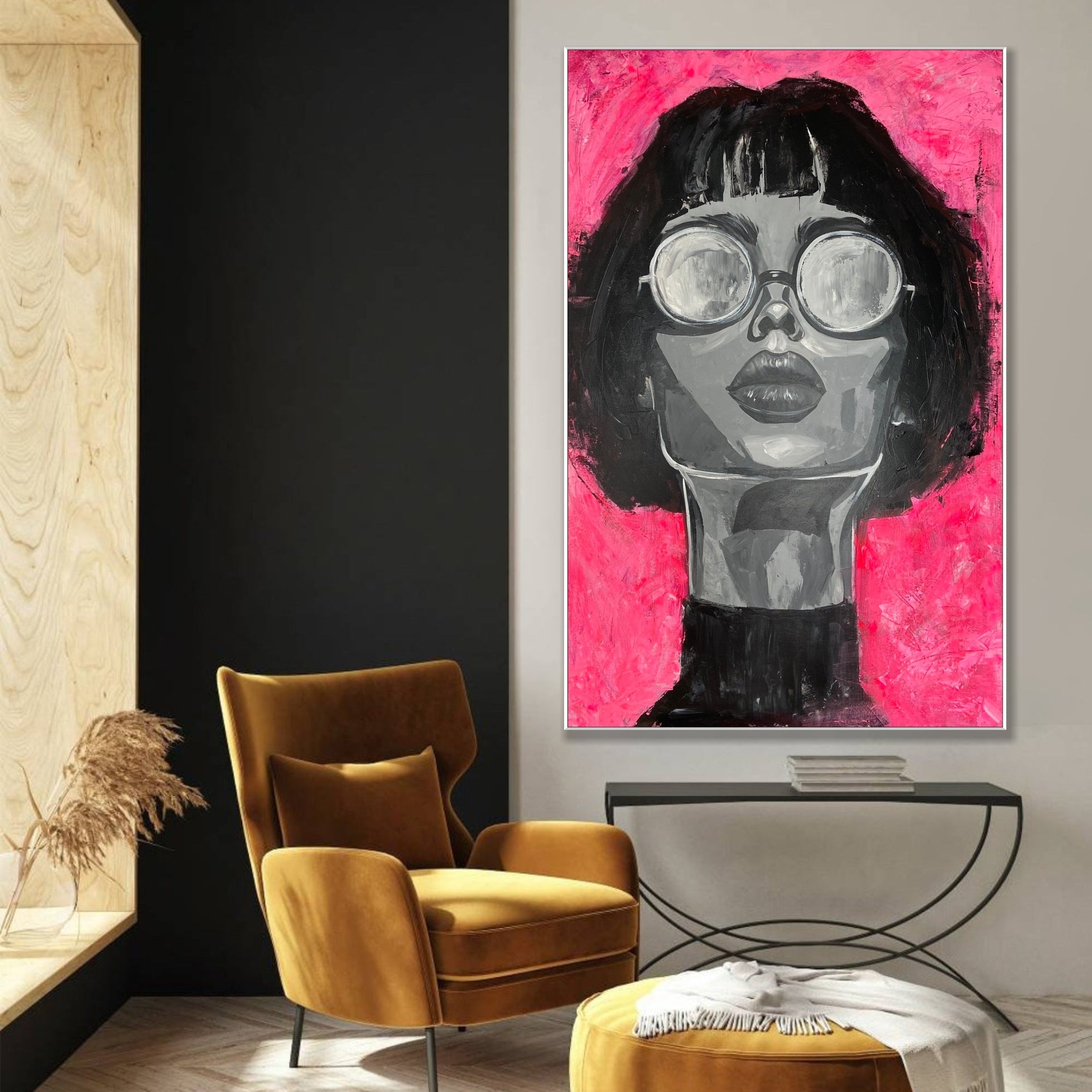 PINK VISIONARY 54"x36"