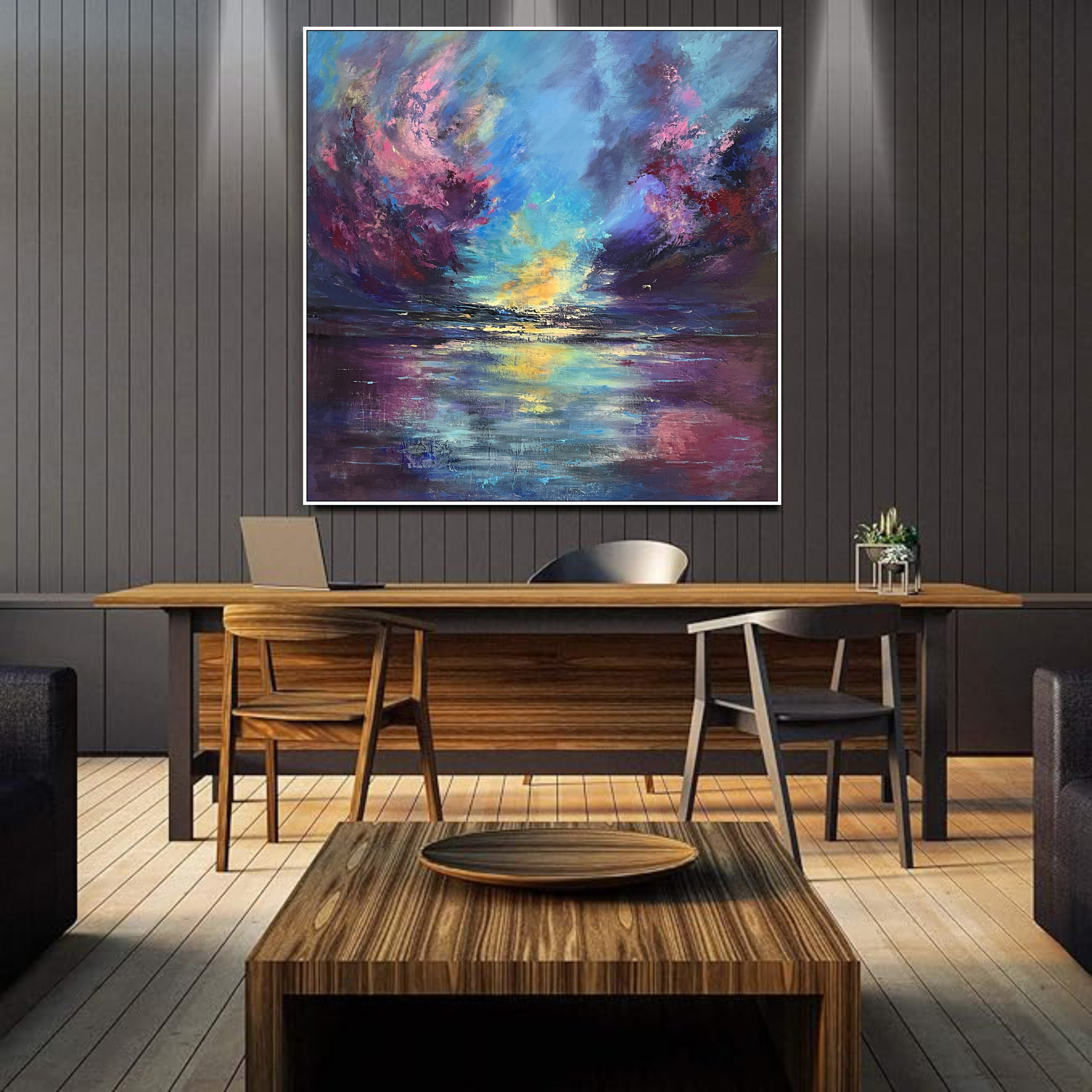 TWILINGHT SYMPHONY 33.4"x33.4"