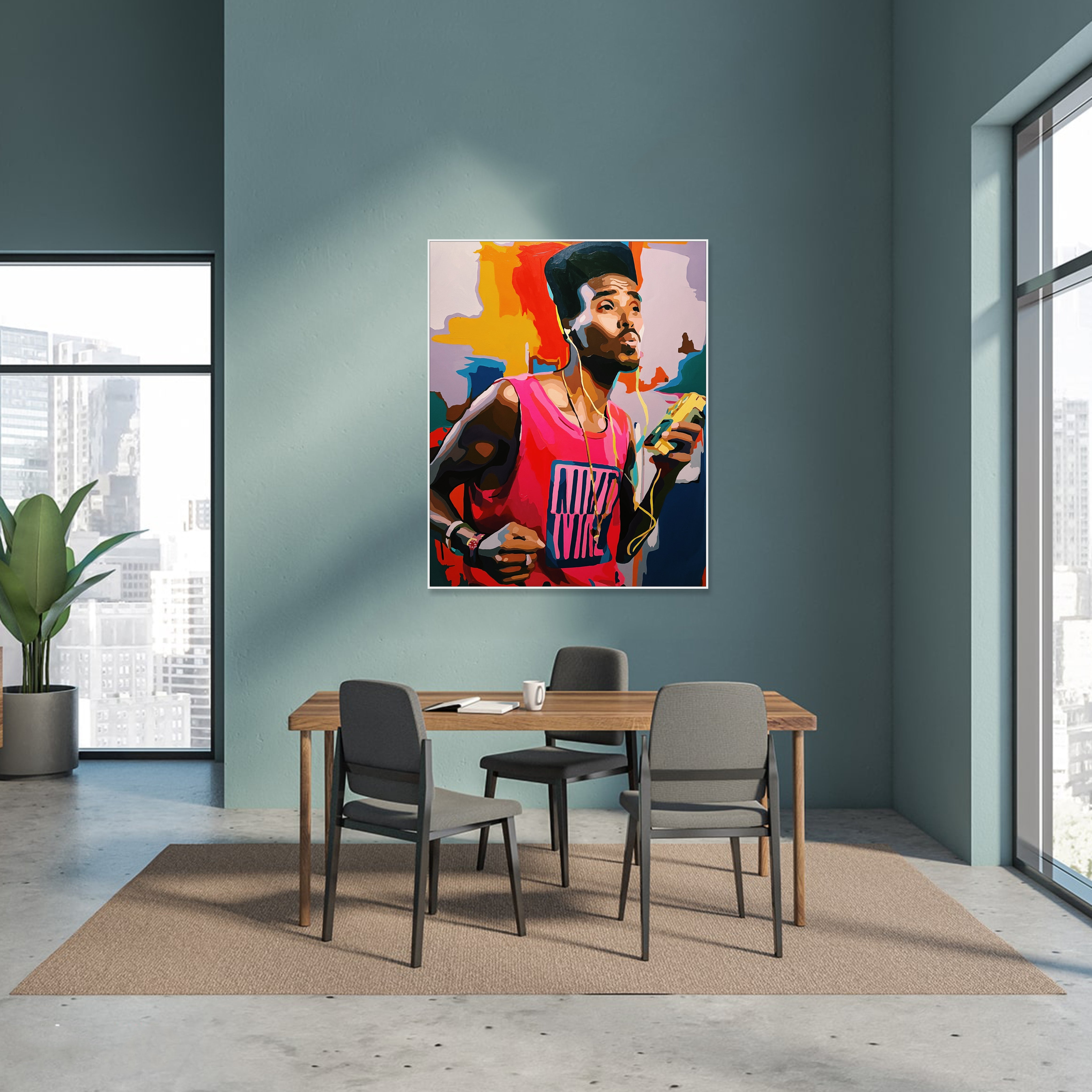 LA LA LA 51.2"x39.4"