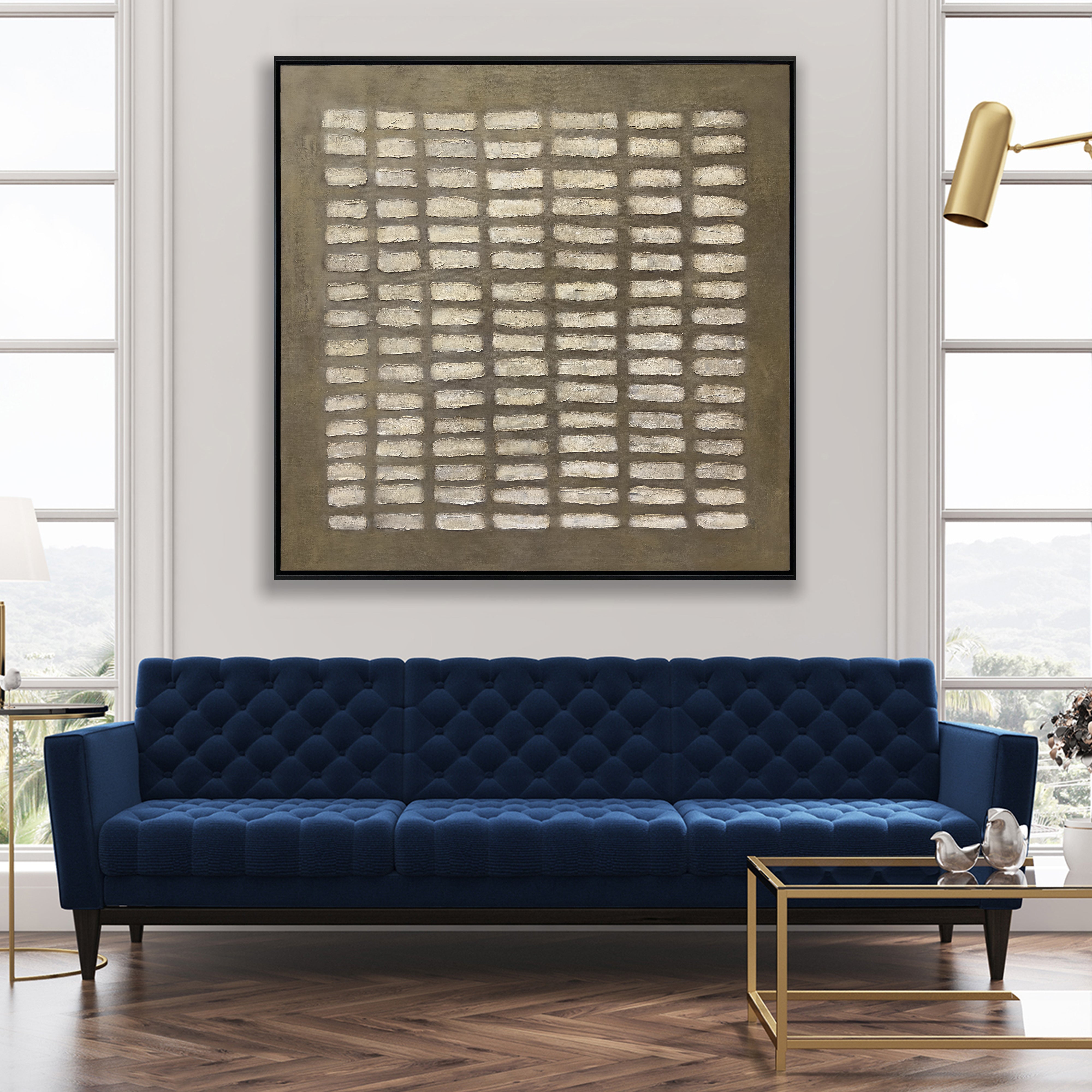 Geometric minimalism abstract wall art HARMONY IN ORDER