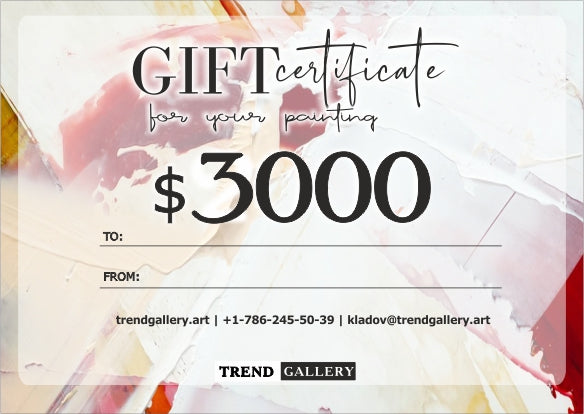 GIFT CERTIFICATE 3000