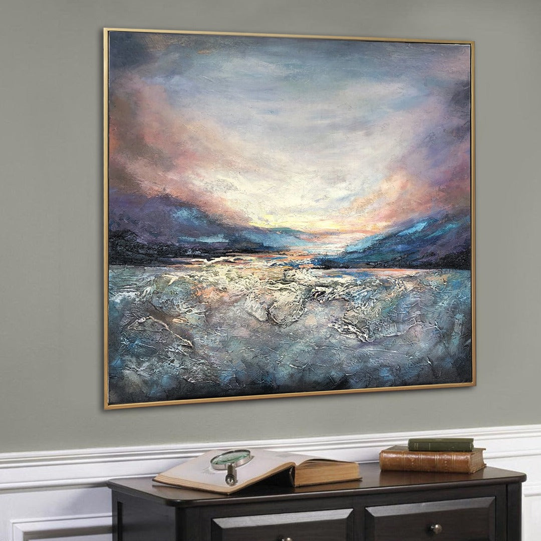 OCEANIC WAVES 27.5"x27.5"