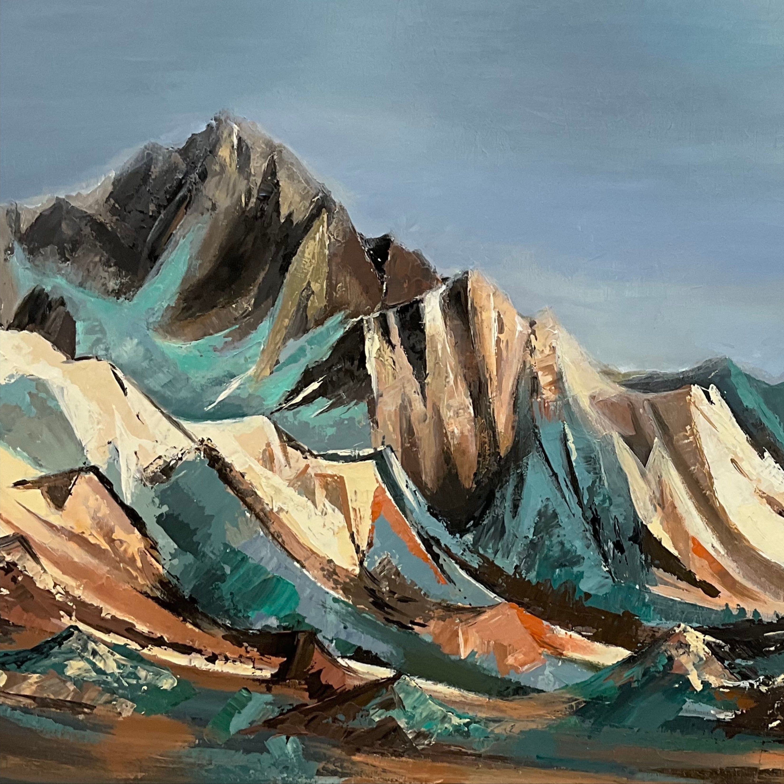 MOUNTAINS PEAK 30"x46"