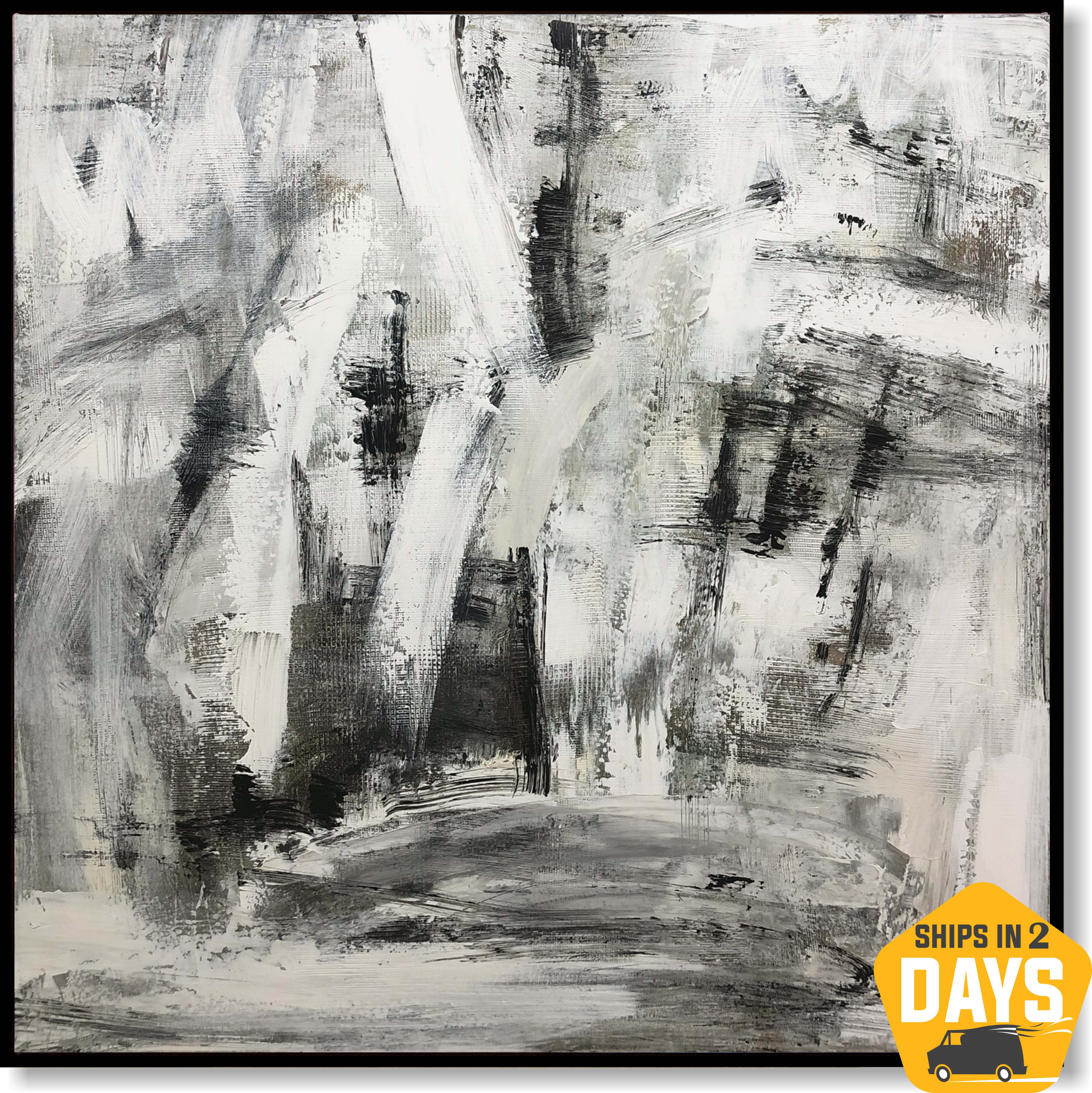 MONOCHROME PULSE 40"x40"