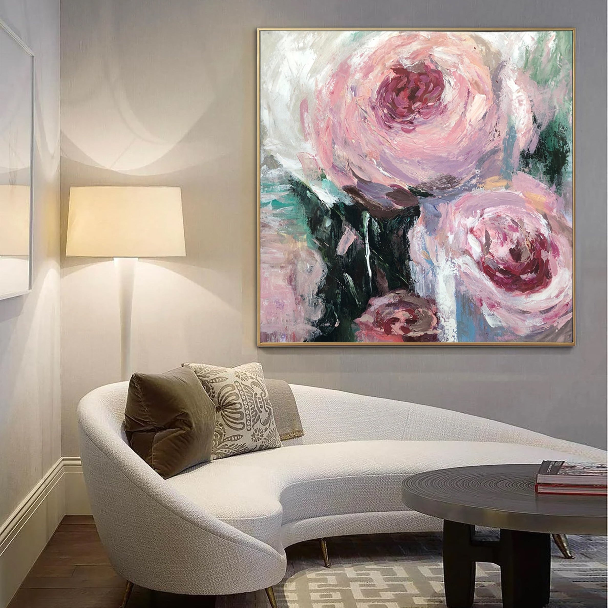 SPRING PEONIES 23.6"x23.6"