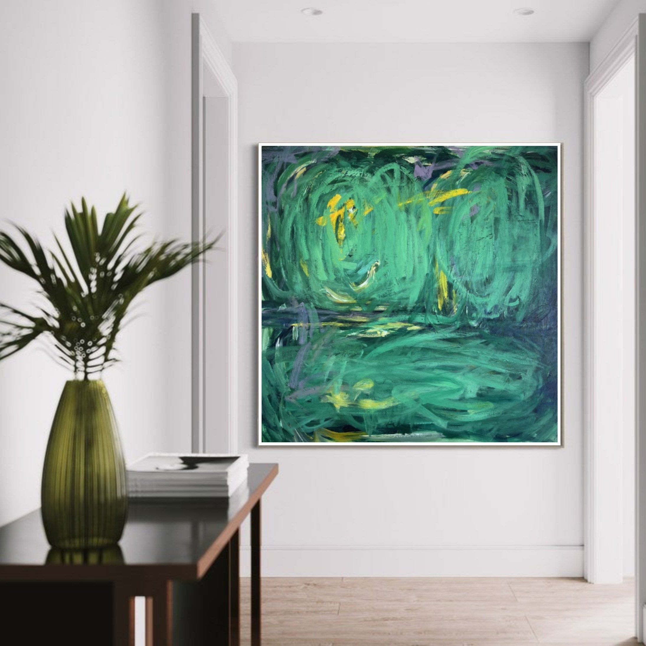 GREEN MADNESS 40"x40"