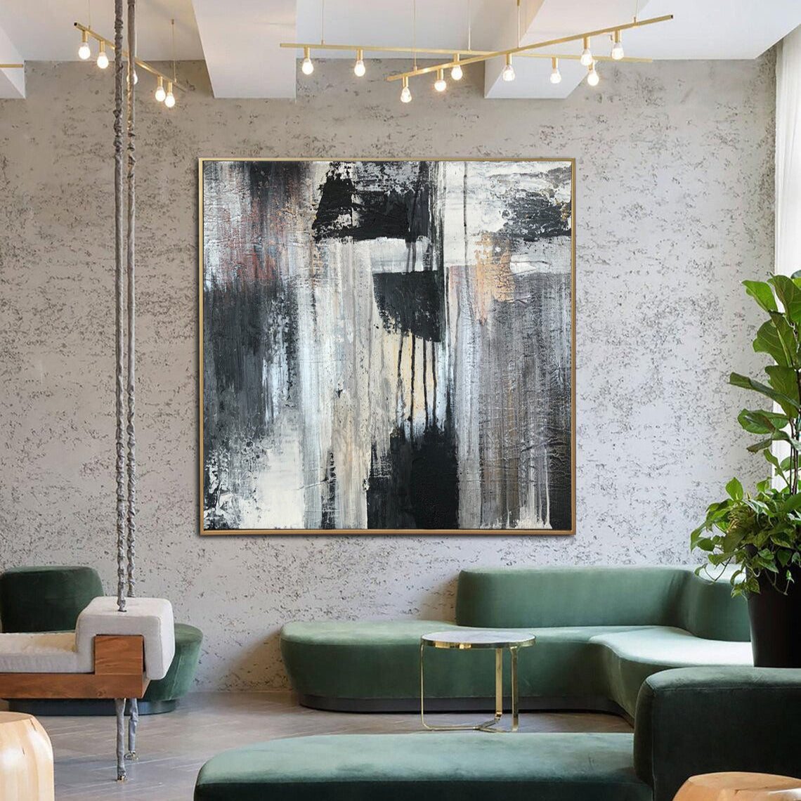 STREAKED WITH TEARS 19.68"x19.68