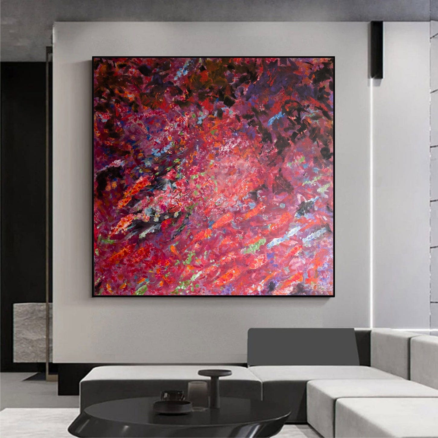 RED EFFECT 50"x50"