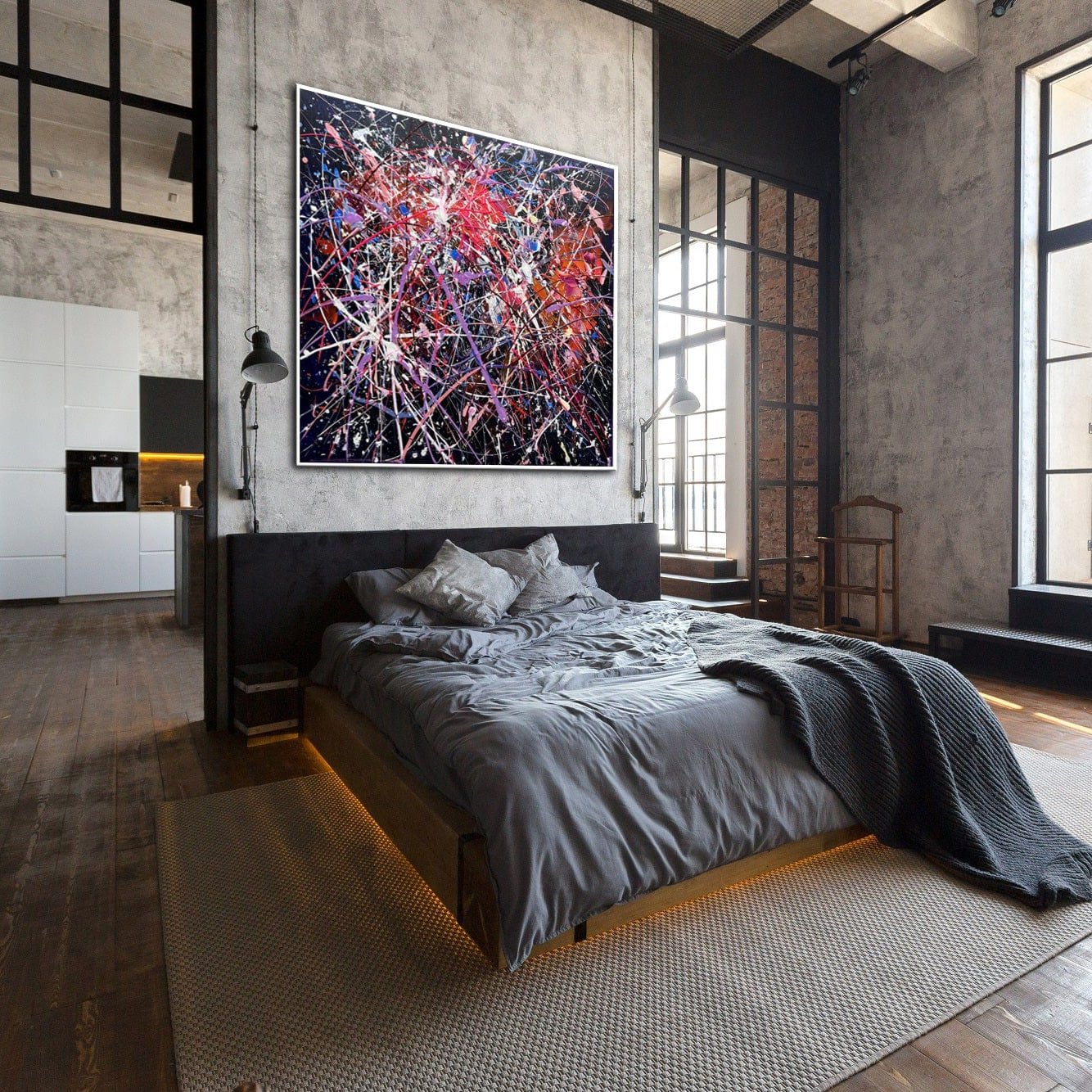 COLOR SPLASHES 24"x24"