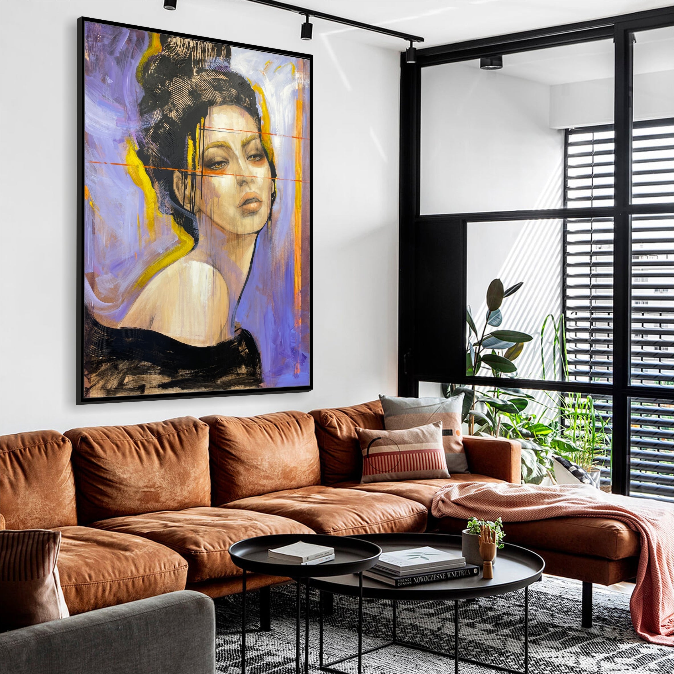 PURPLE DREAMS 57"x43"