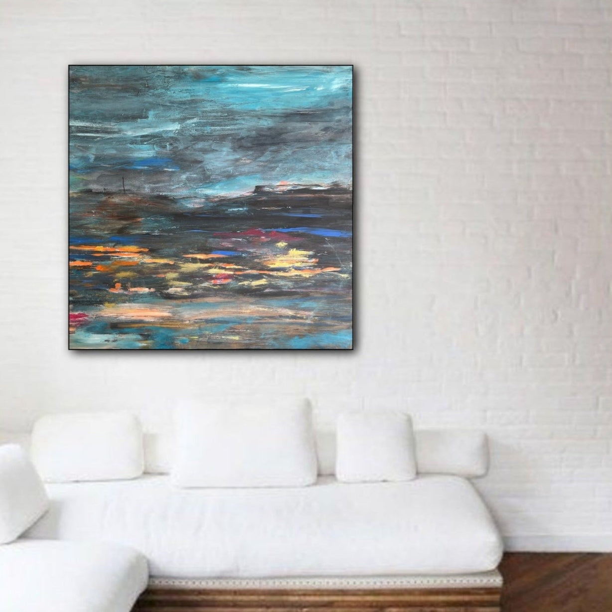 REBELLIOUS SKY 50"x50"