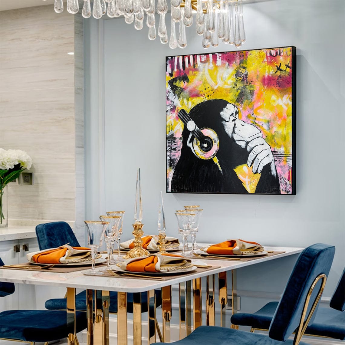 POSITIVE VIBES 46"x46"