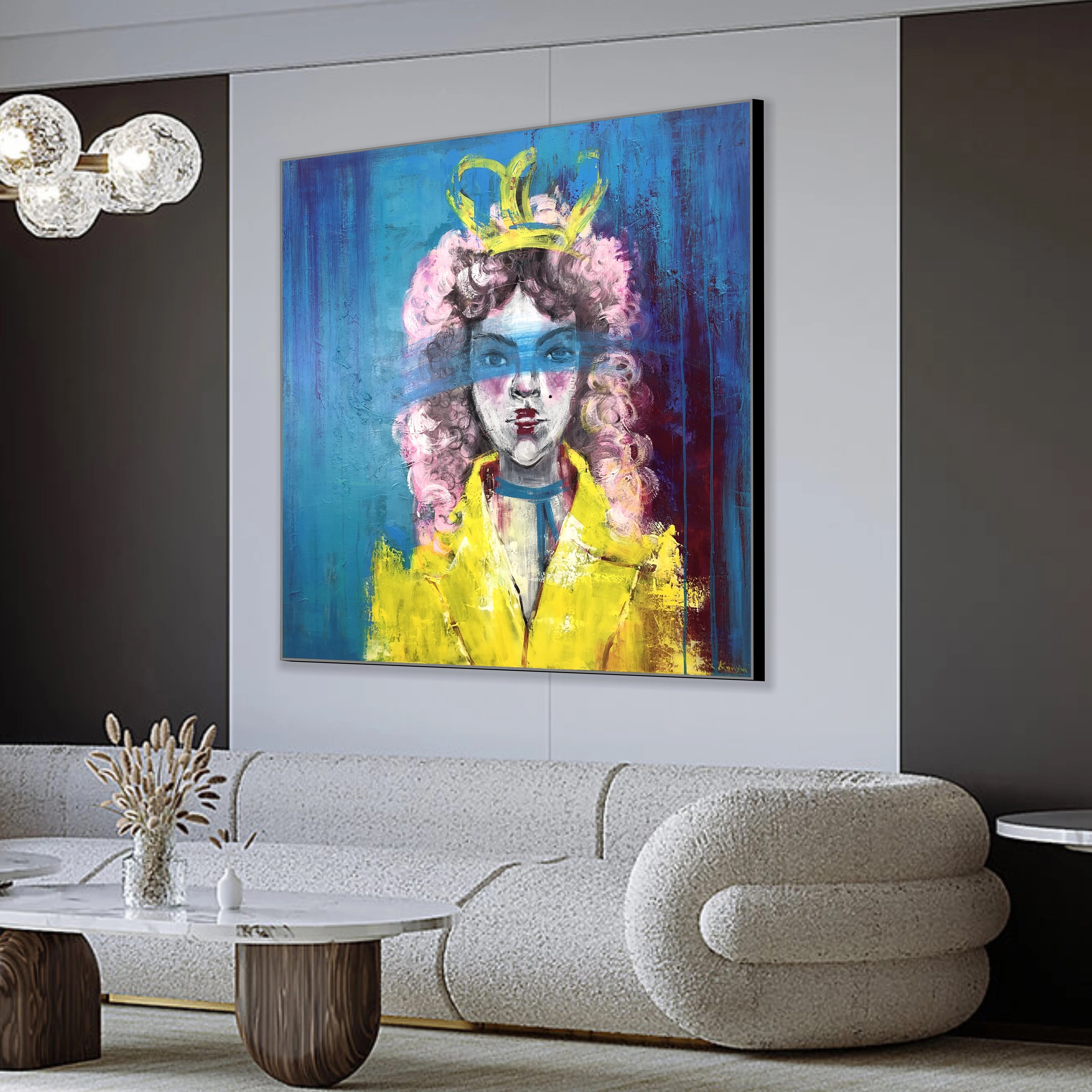 CROWNED STREET QUEEN 40"x40"