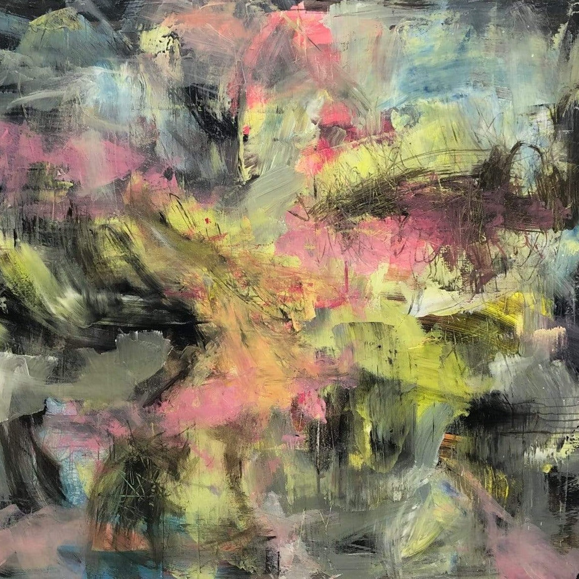 MORNING IN THE FOREST 40"x40"