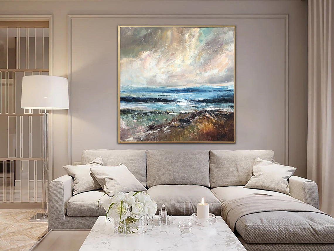 AHEAD OF THE STORM 27.5"x27.5"