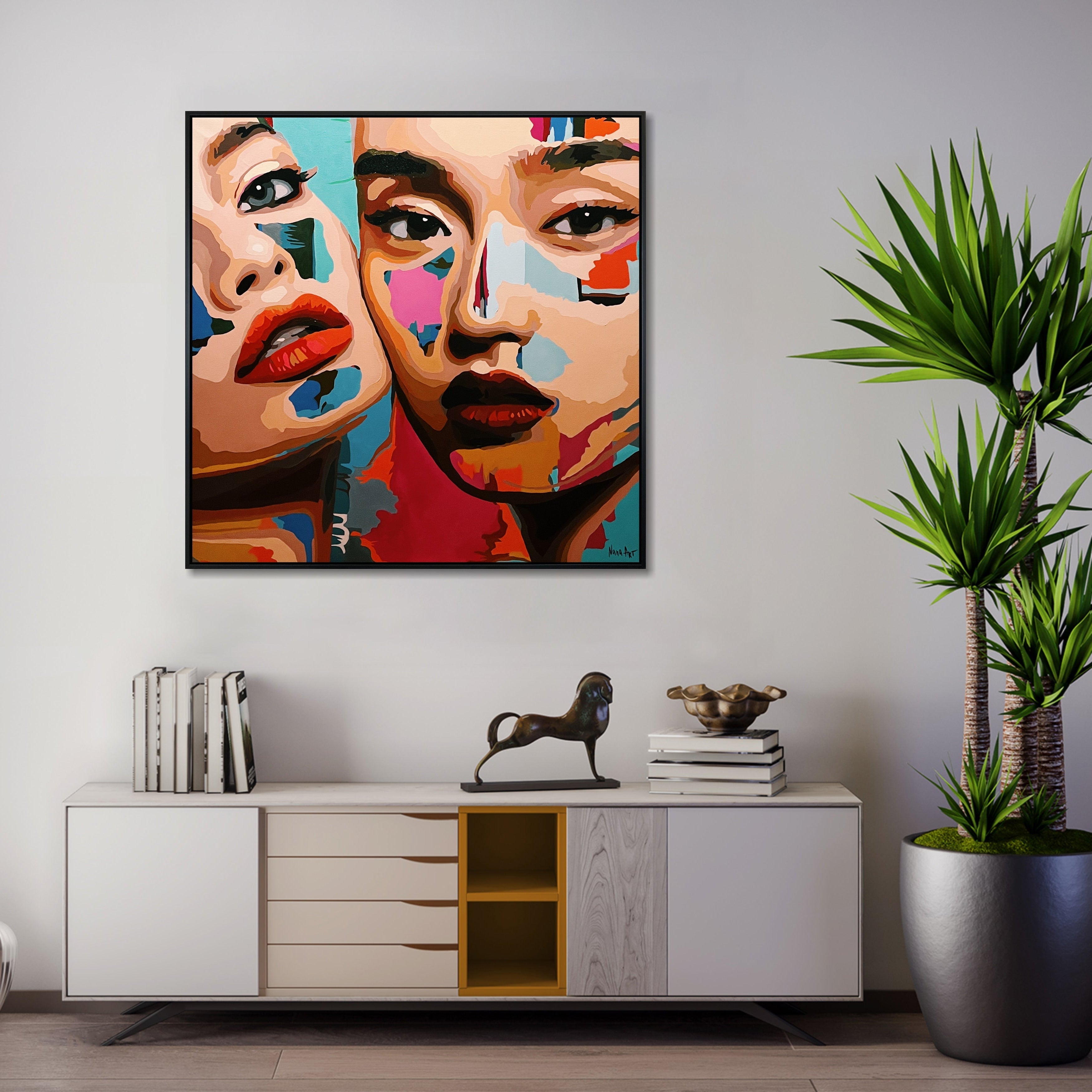 MAKE YOU FEEL 43.3"x43.3"