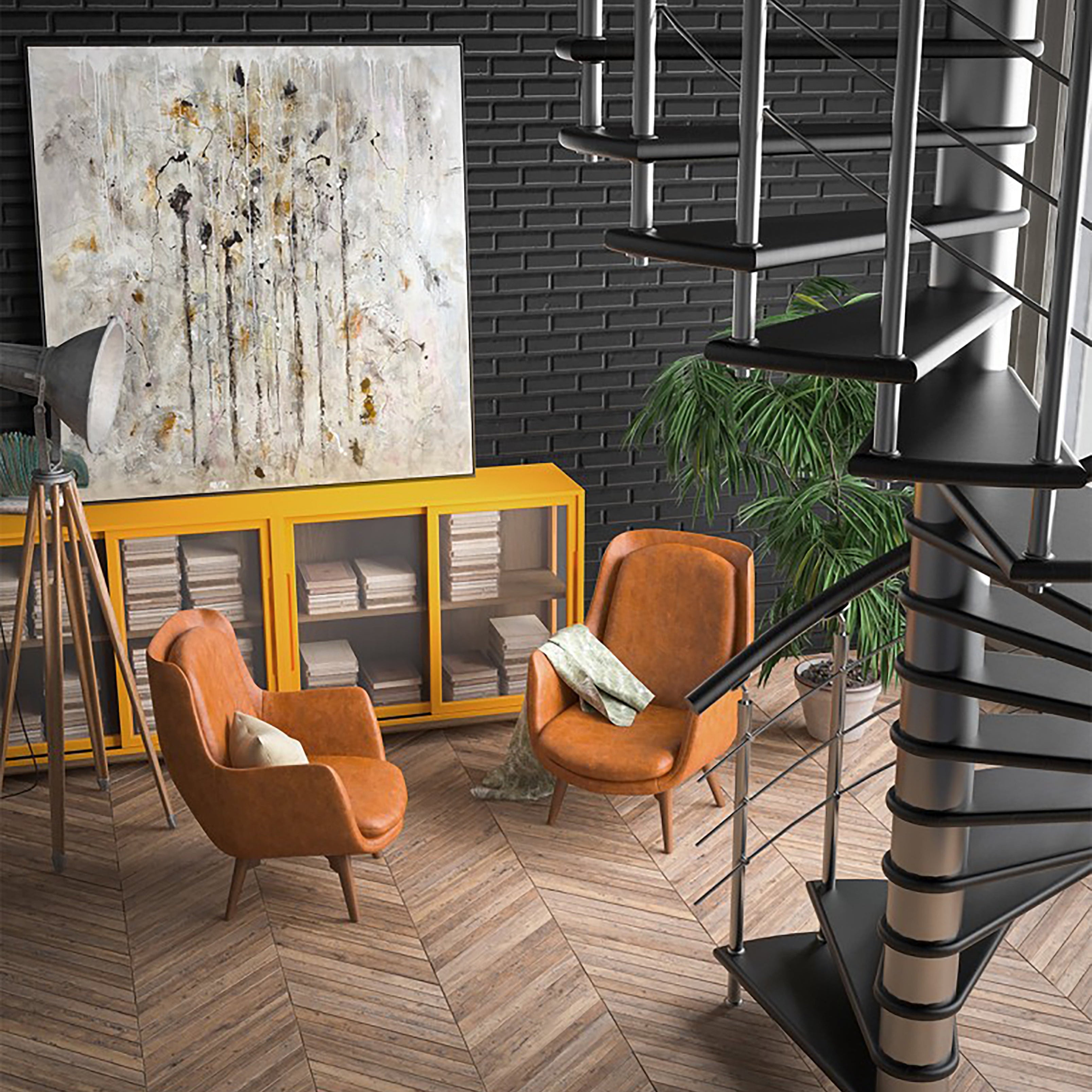 Minimalist painting ABSTRACT CASCADE