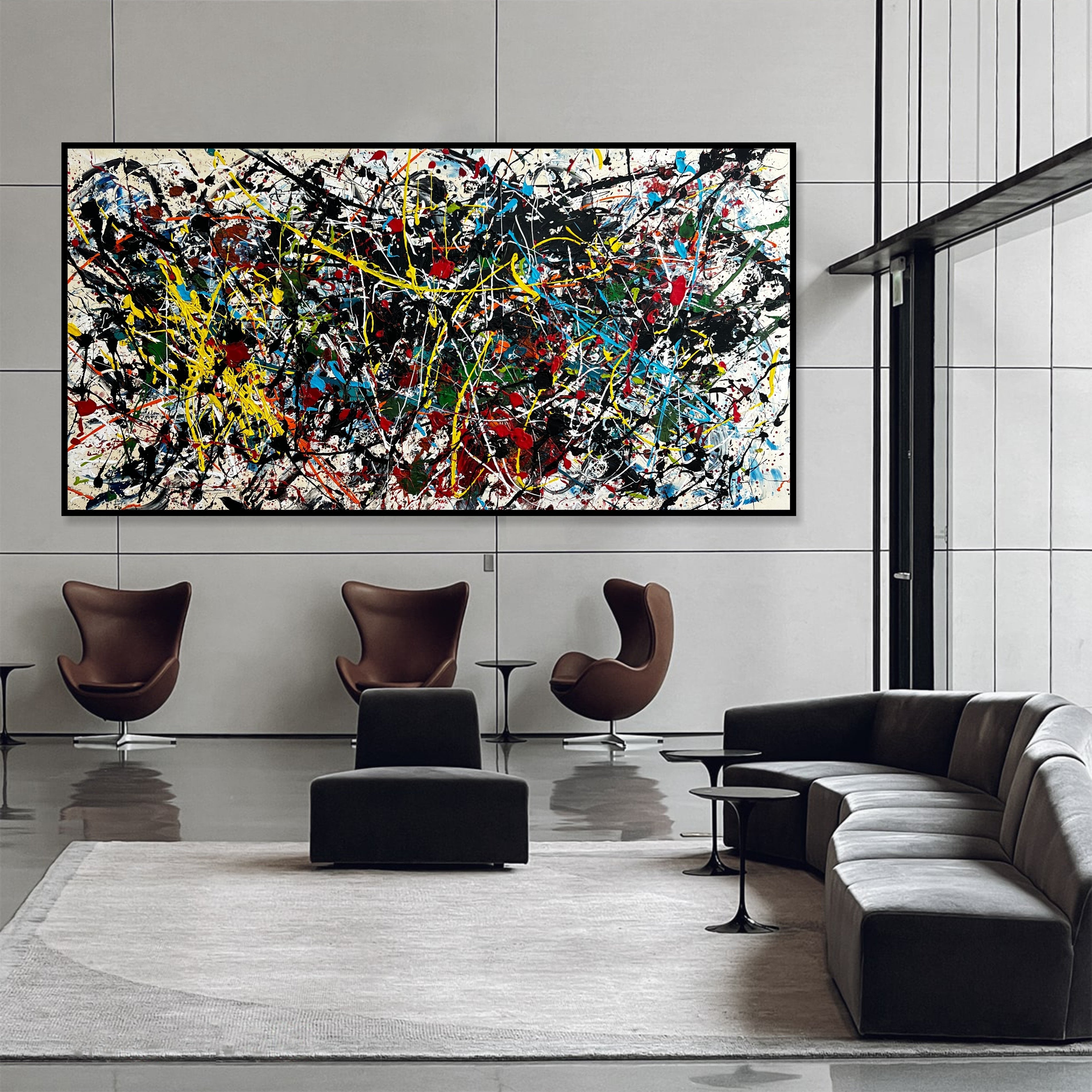 Rich textured colorful art ENERGIZED ABSTRACTION