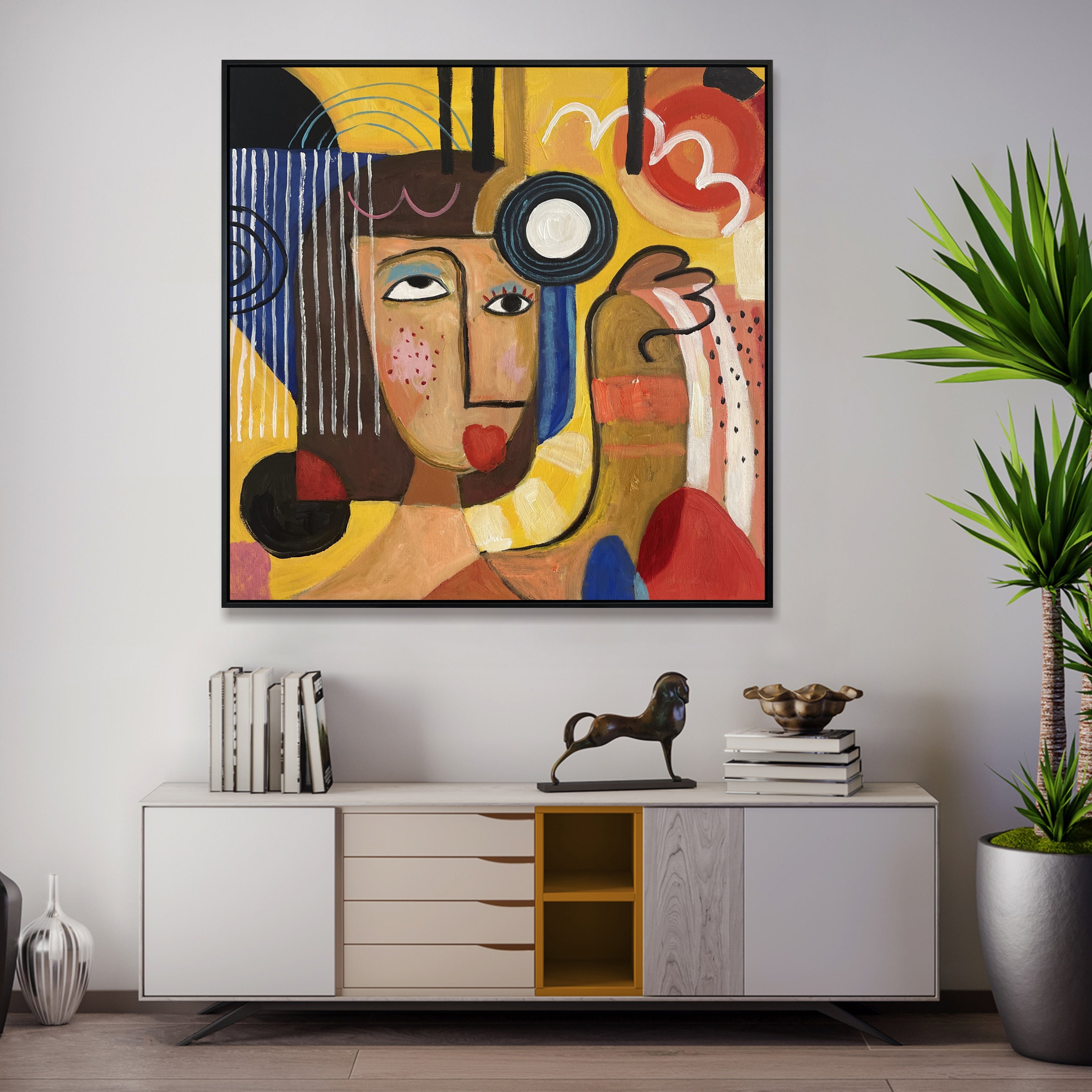 WHIMSICAL GAZE 26"x26"