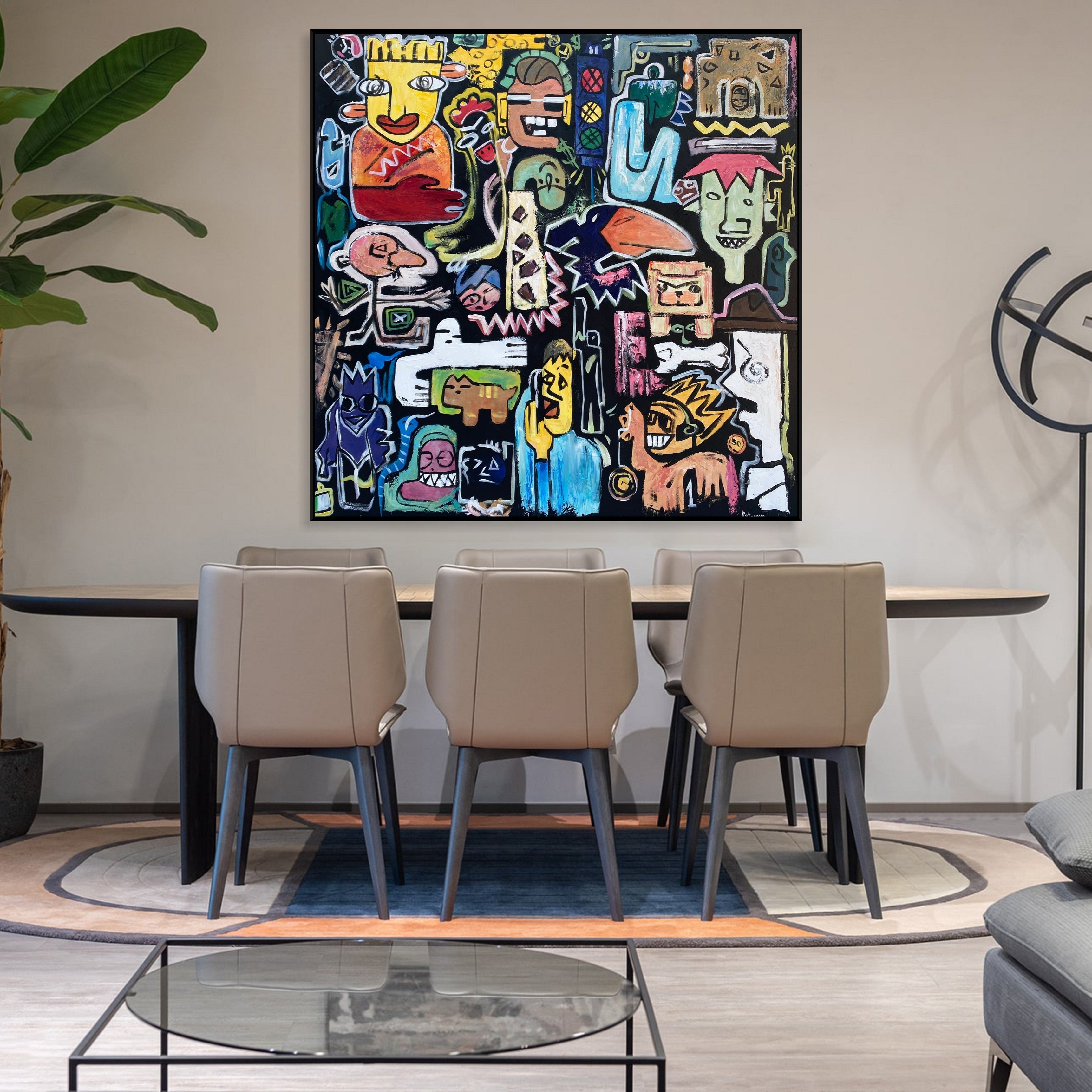 MODERN SOCIETY 60"x60"