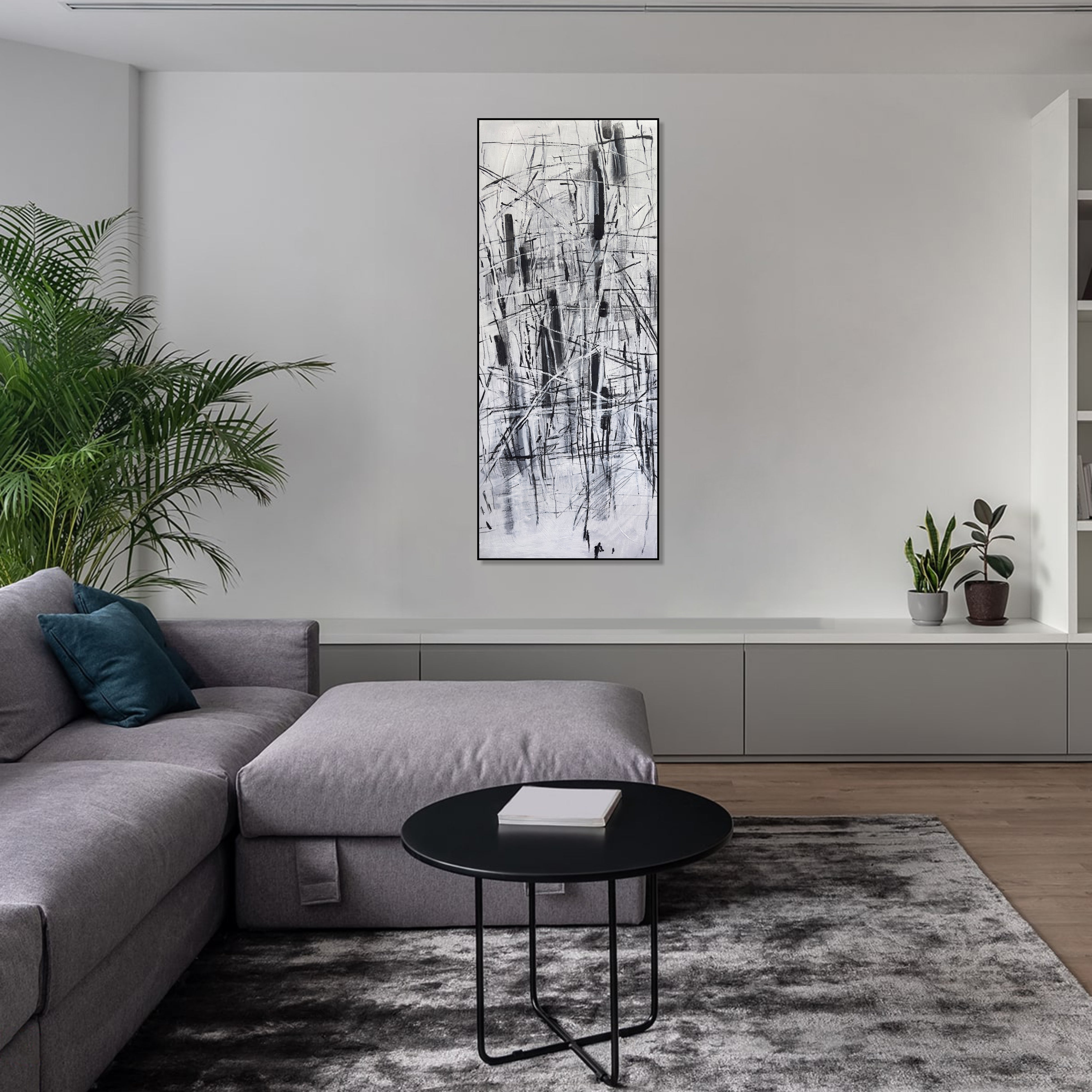 URBAN STROKES 47.3"x15.8"