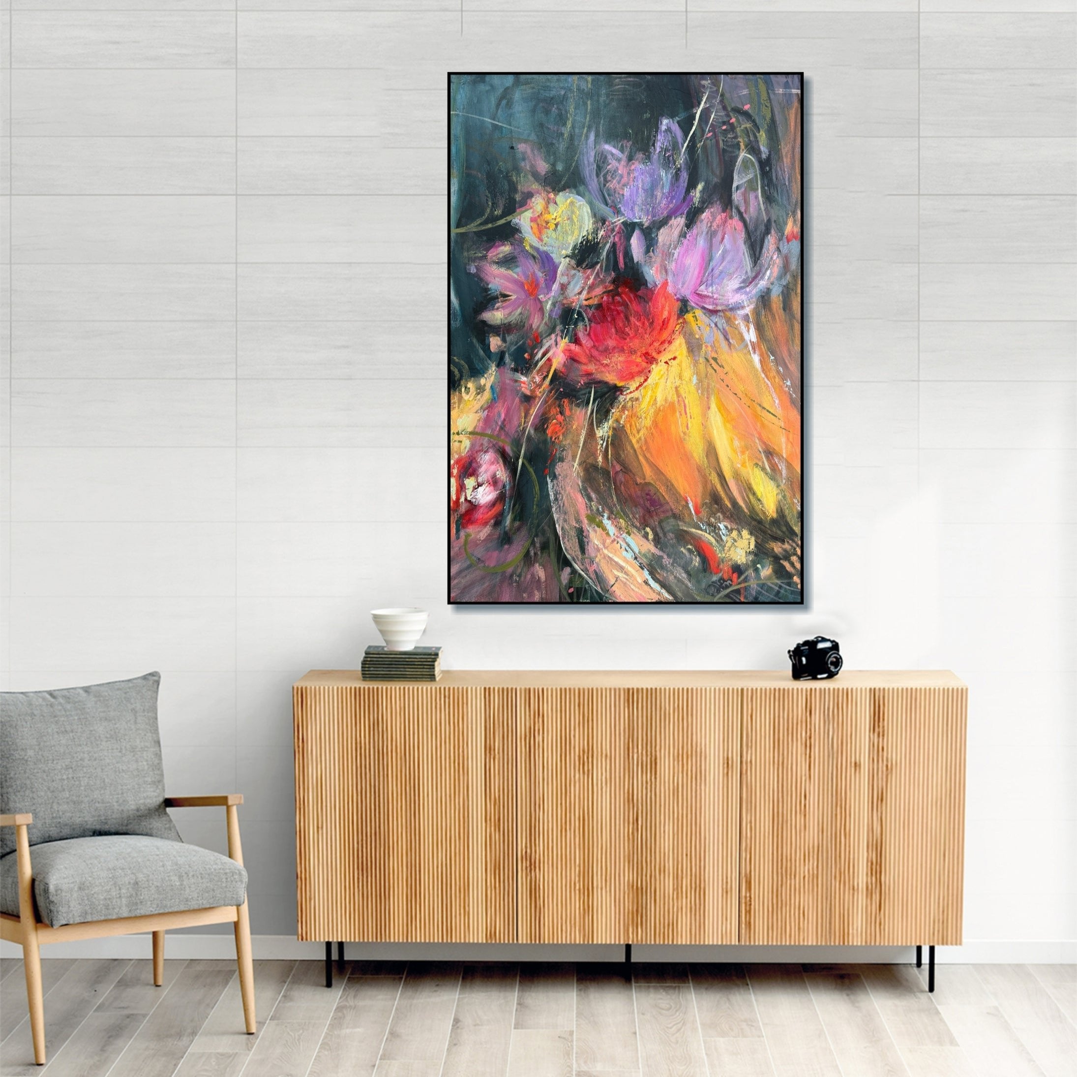 PETALS OF EXPRESSION 36x54"