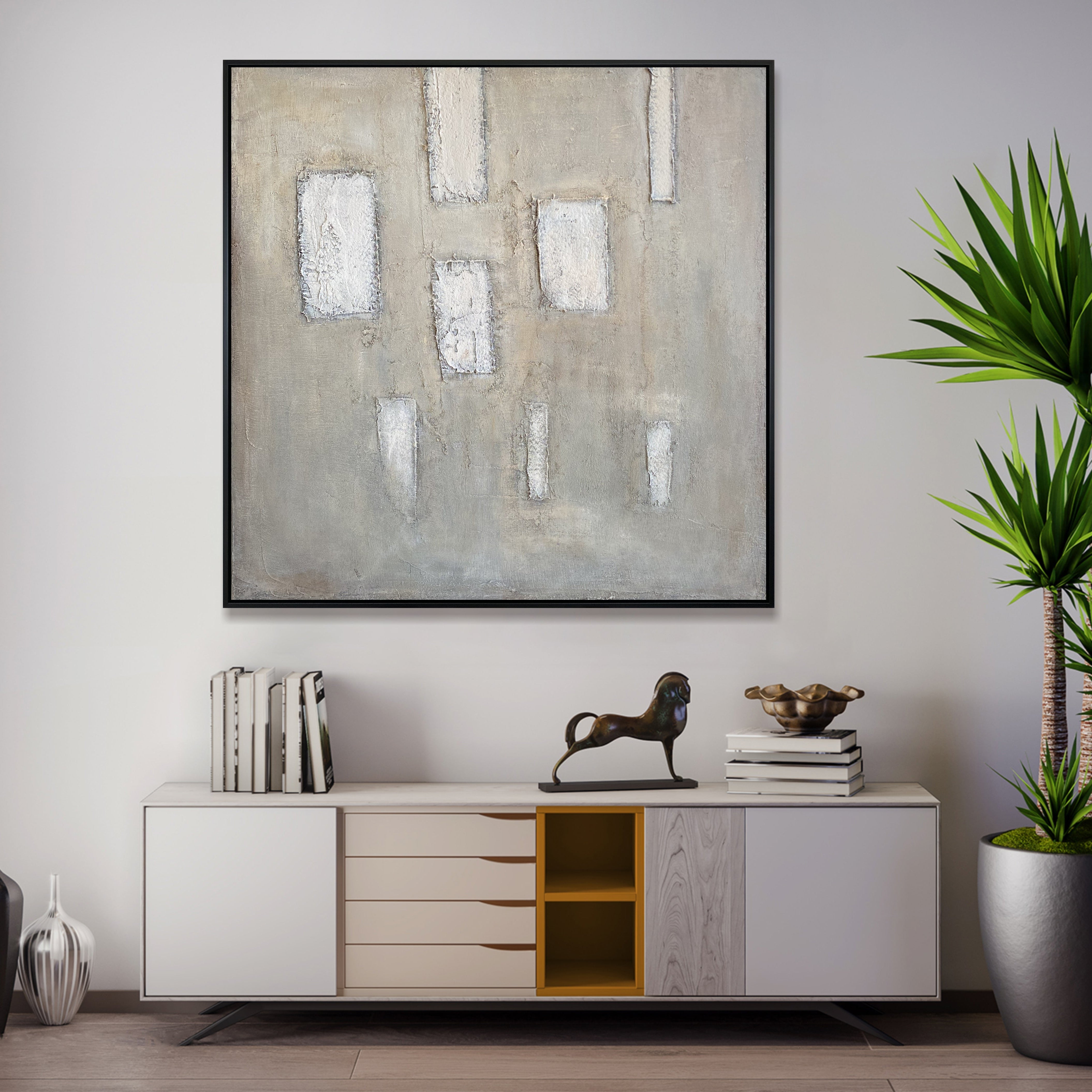 ABSTRACT RECTANGLES 40"x40"