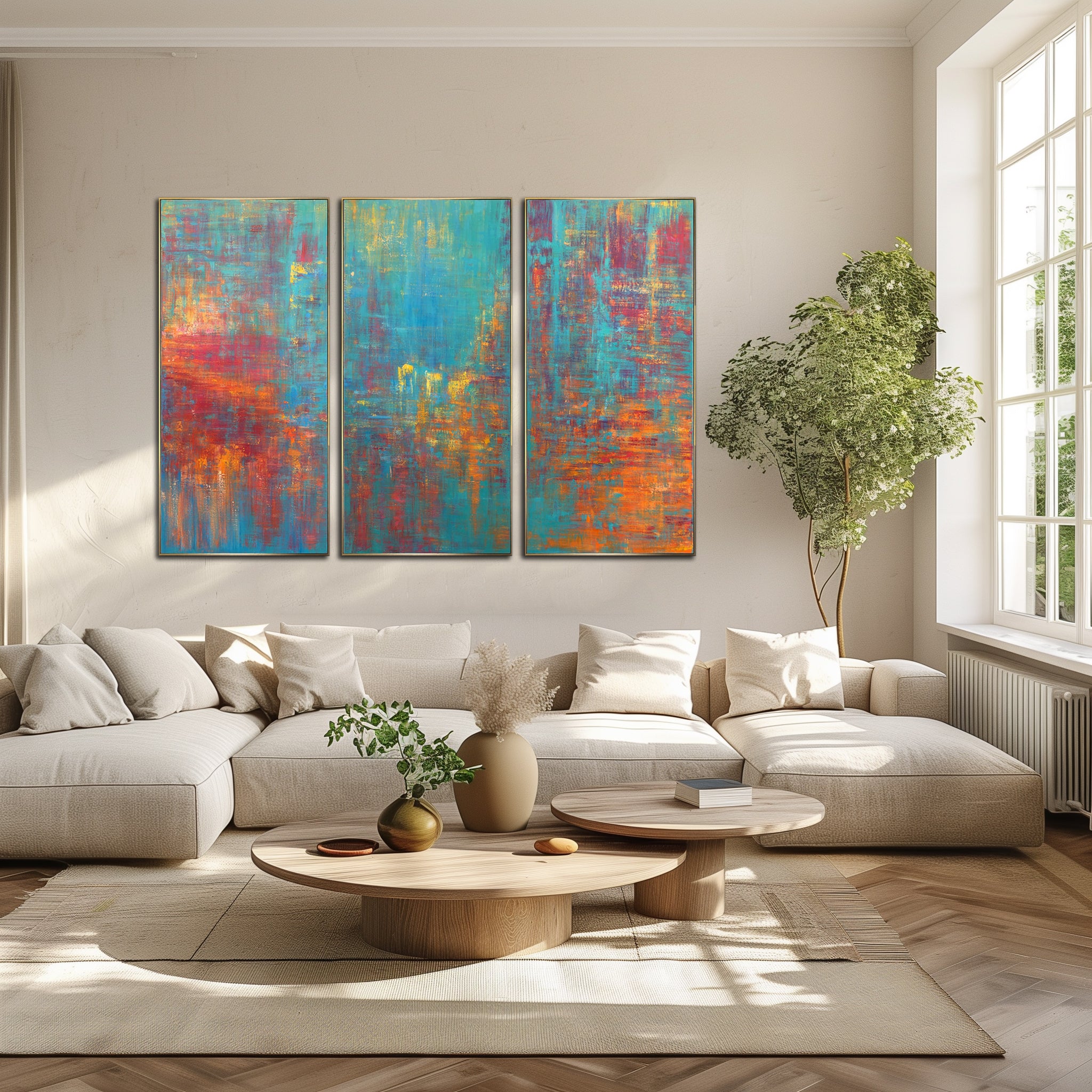 RIOT OF COLORS 3P 60"x83.7"