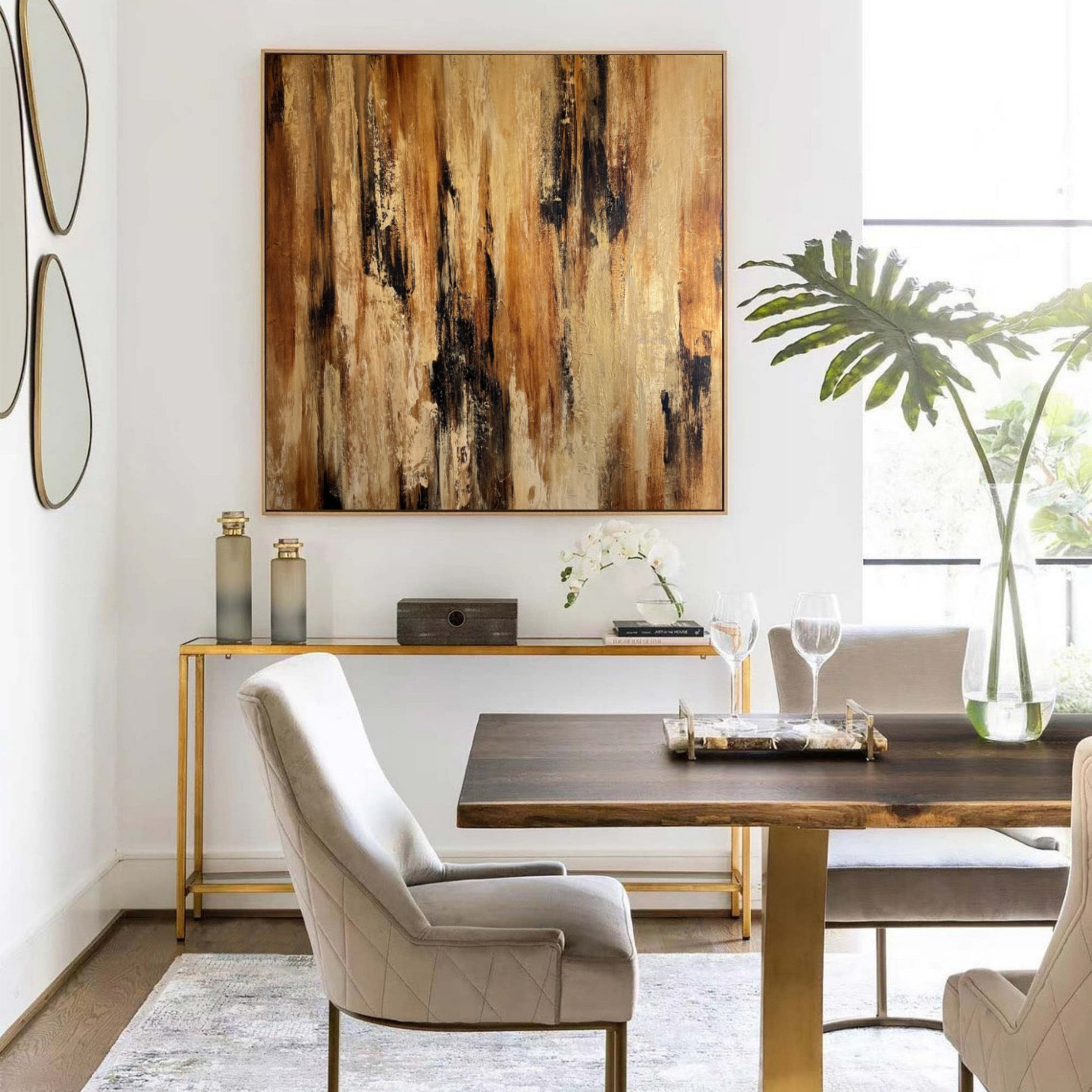 WOODEN MAGIC 46"x46"