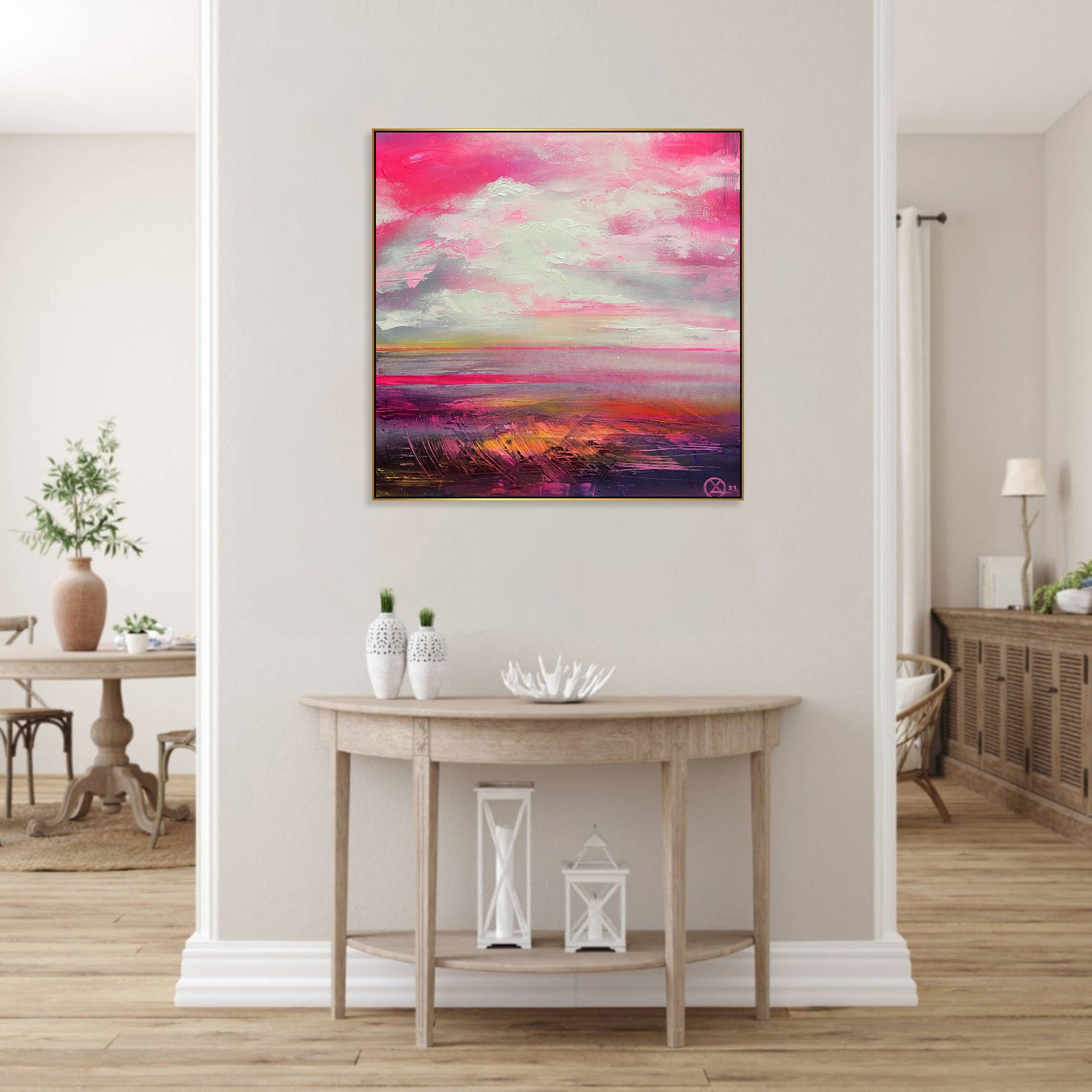 ROSY EVENING RADIANCE