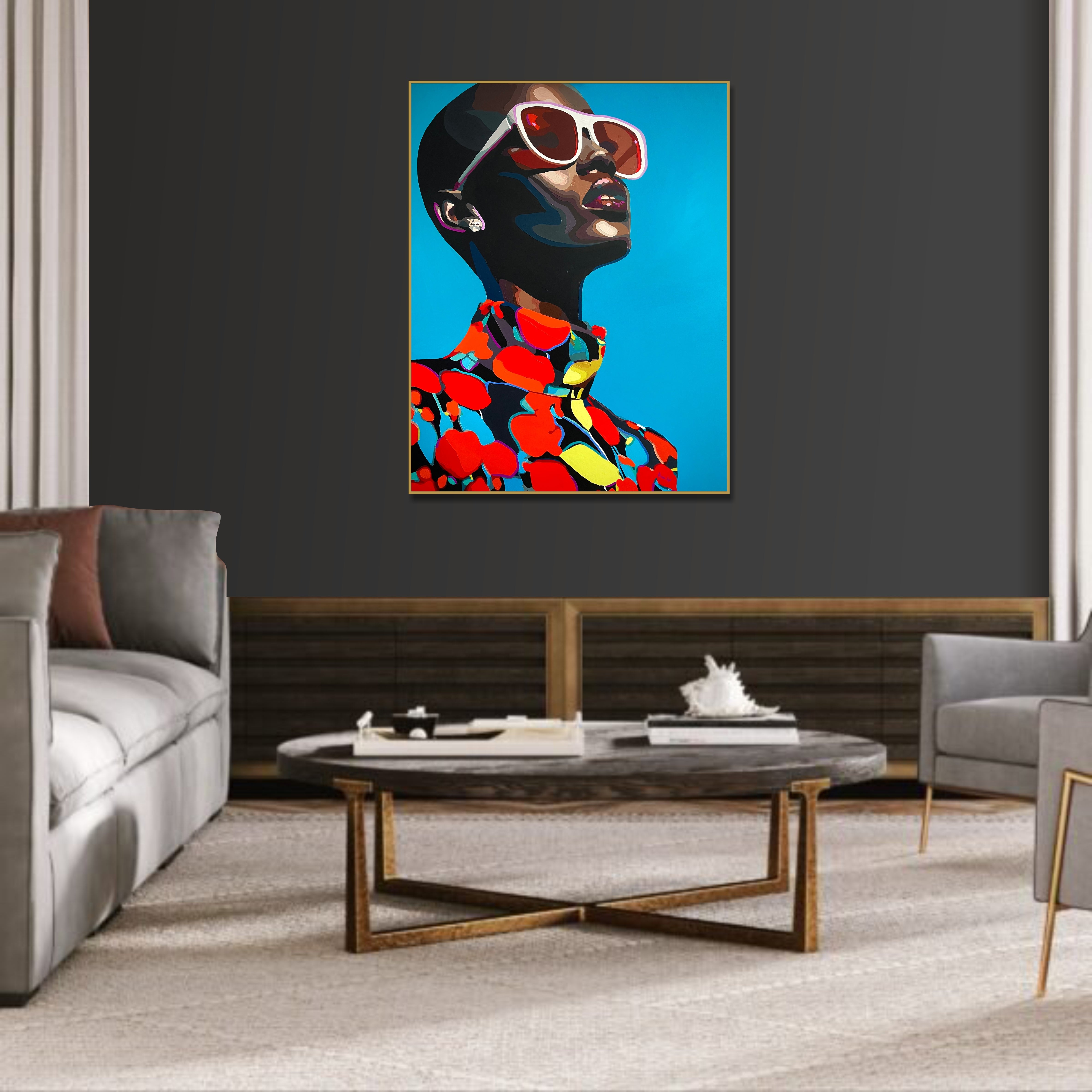 SUMMER BLOSSOM 51.2"x39.4"