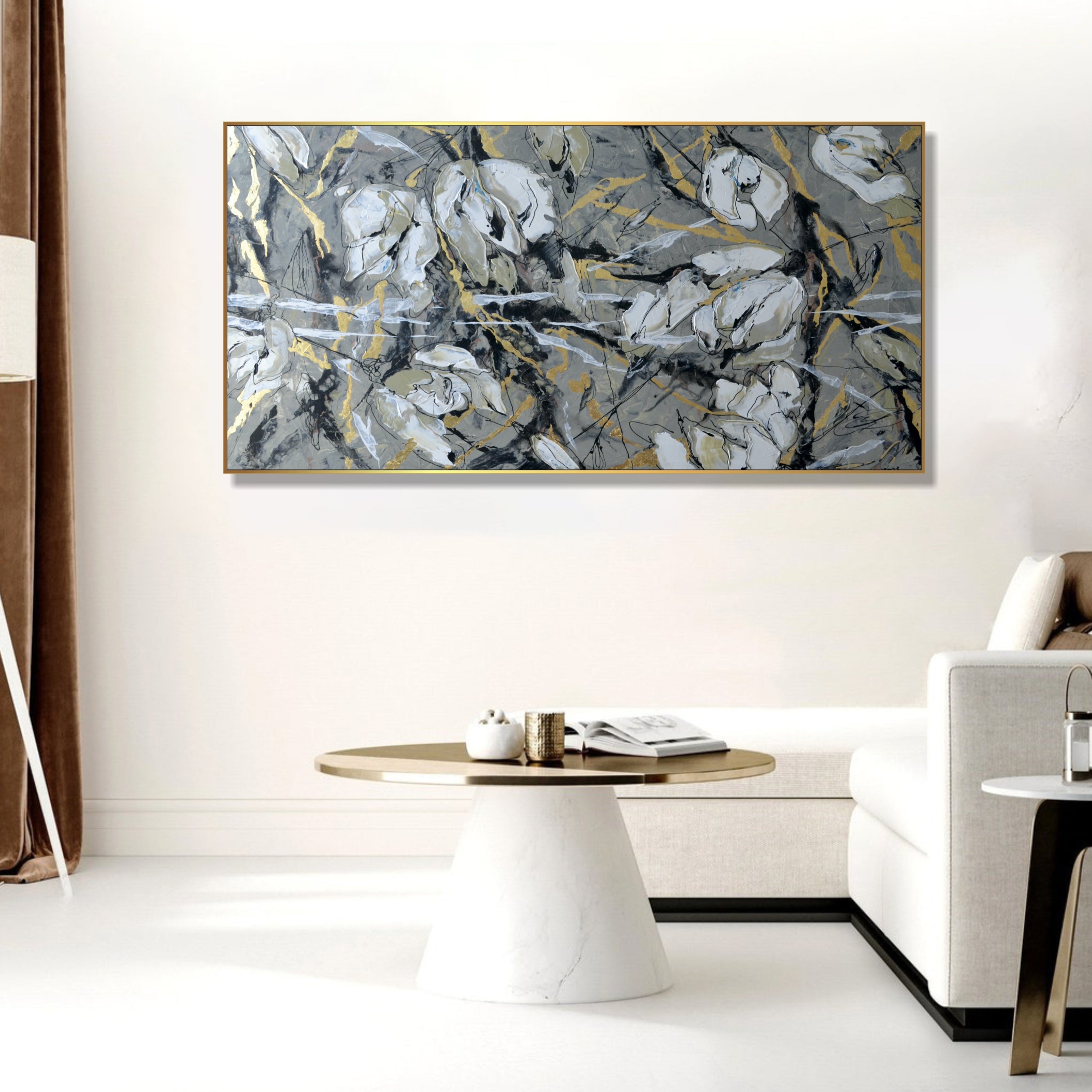 BREAK OUT THE GOLD HORIZON 37.4"x60.6"