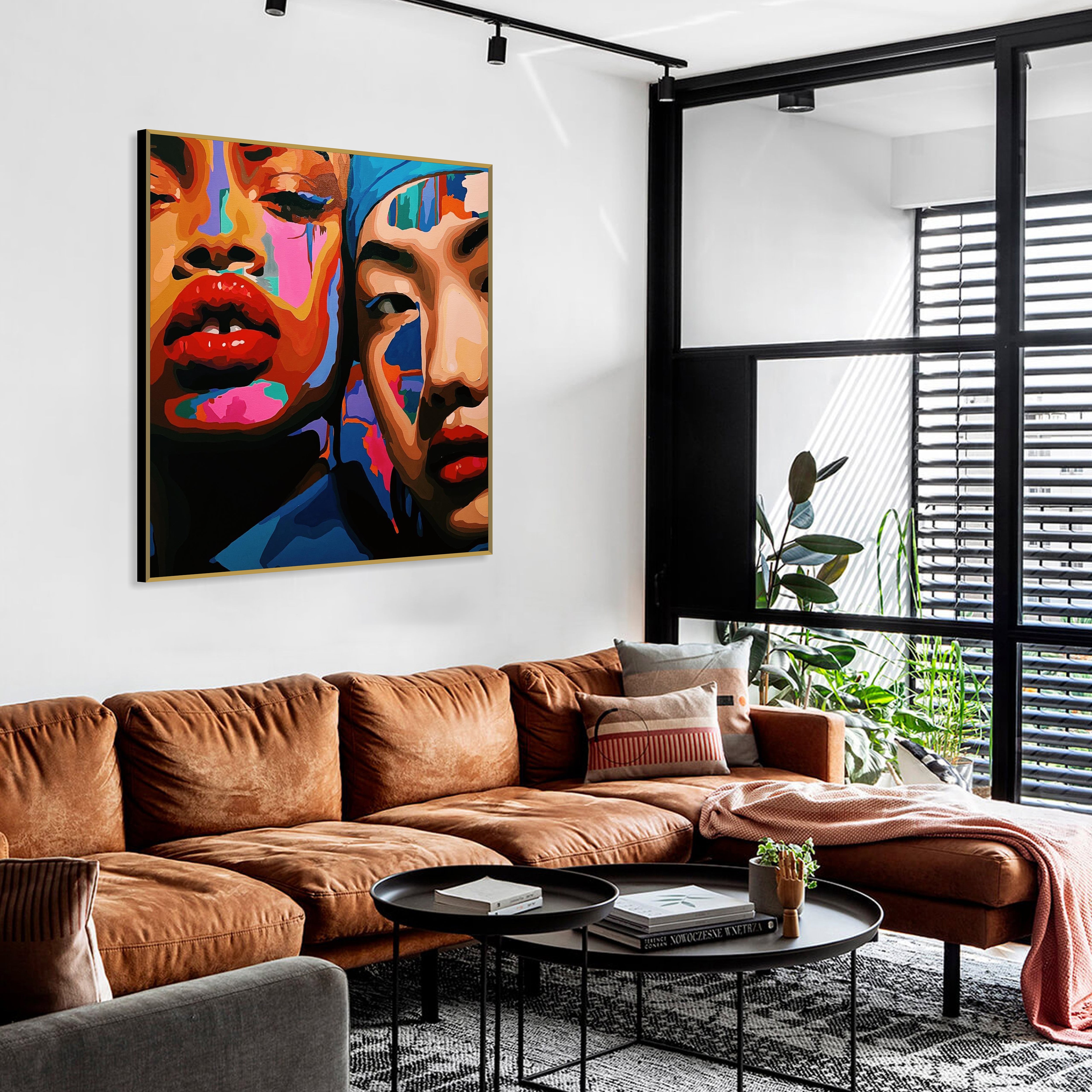 MOMENT OF TOUCH 43.3"x43.3"