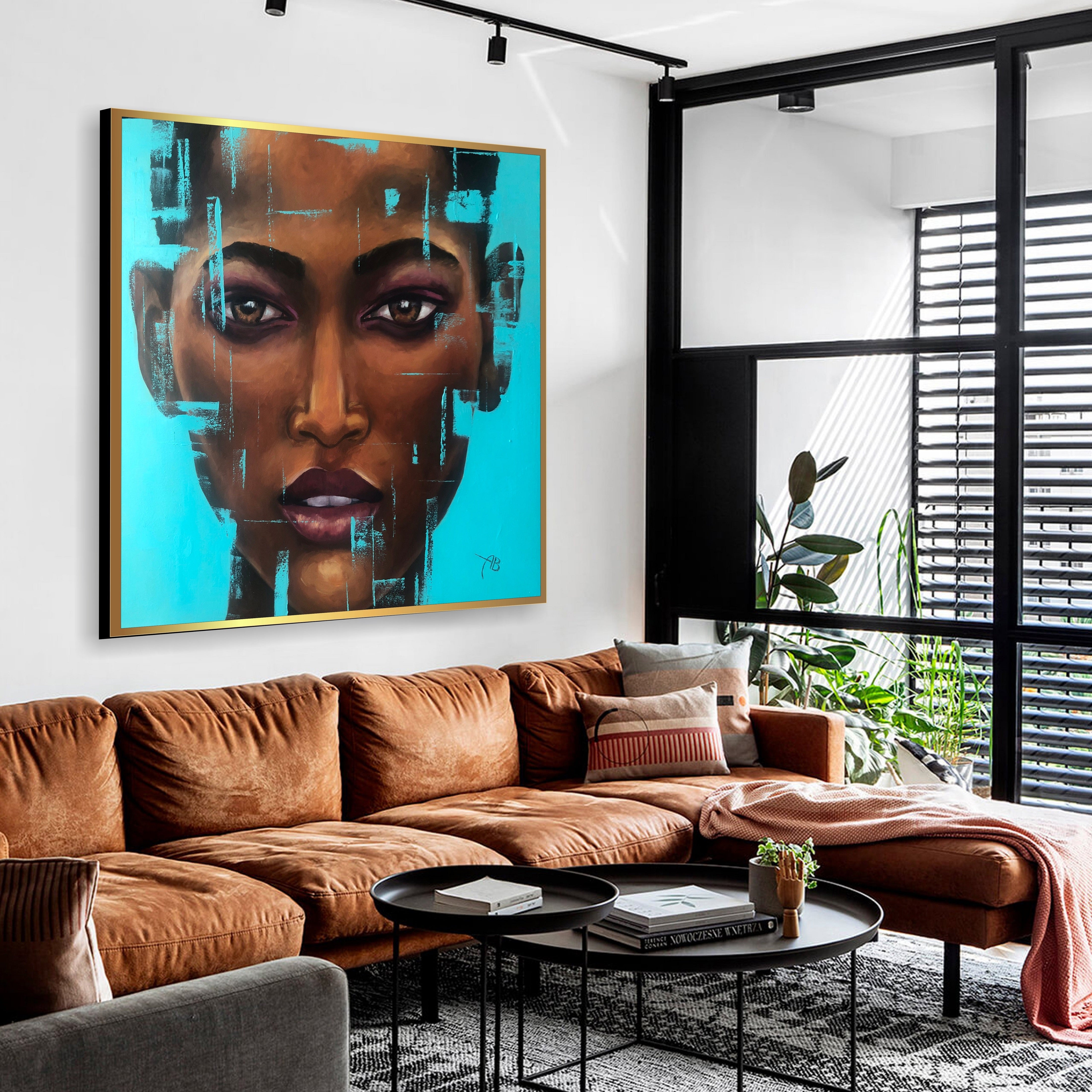 GLITCH BEAUTY 31.5"x31.5"