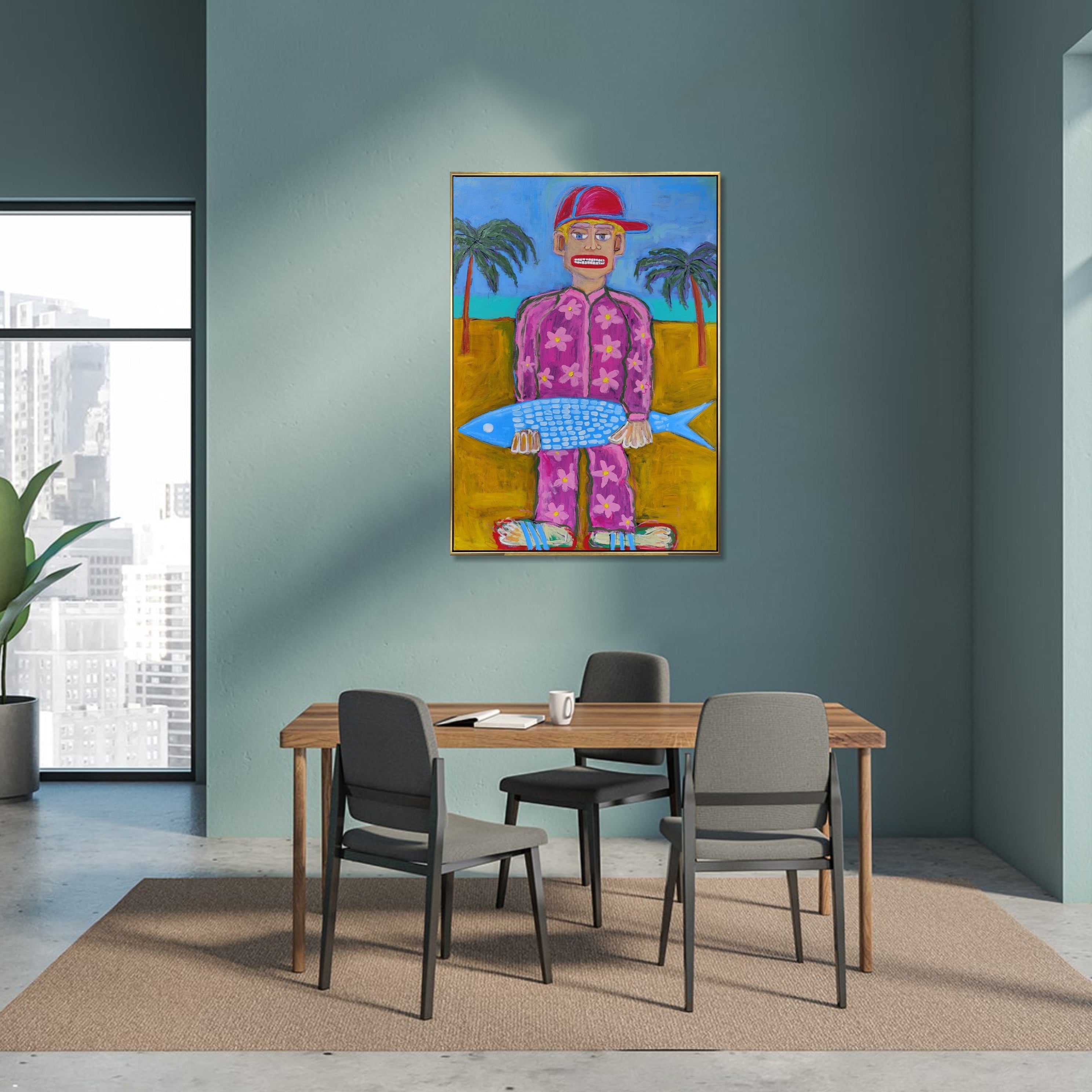 BIG CATCH 53.9"x36.2"