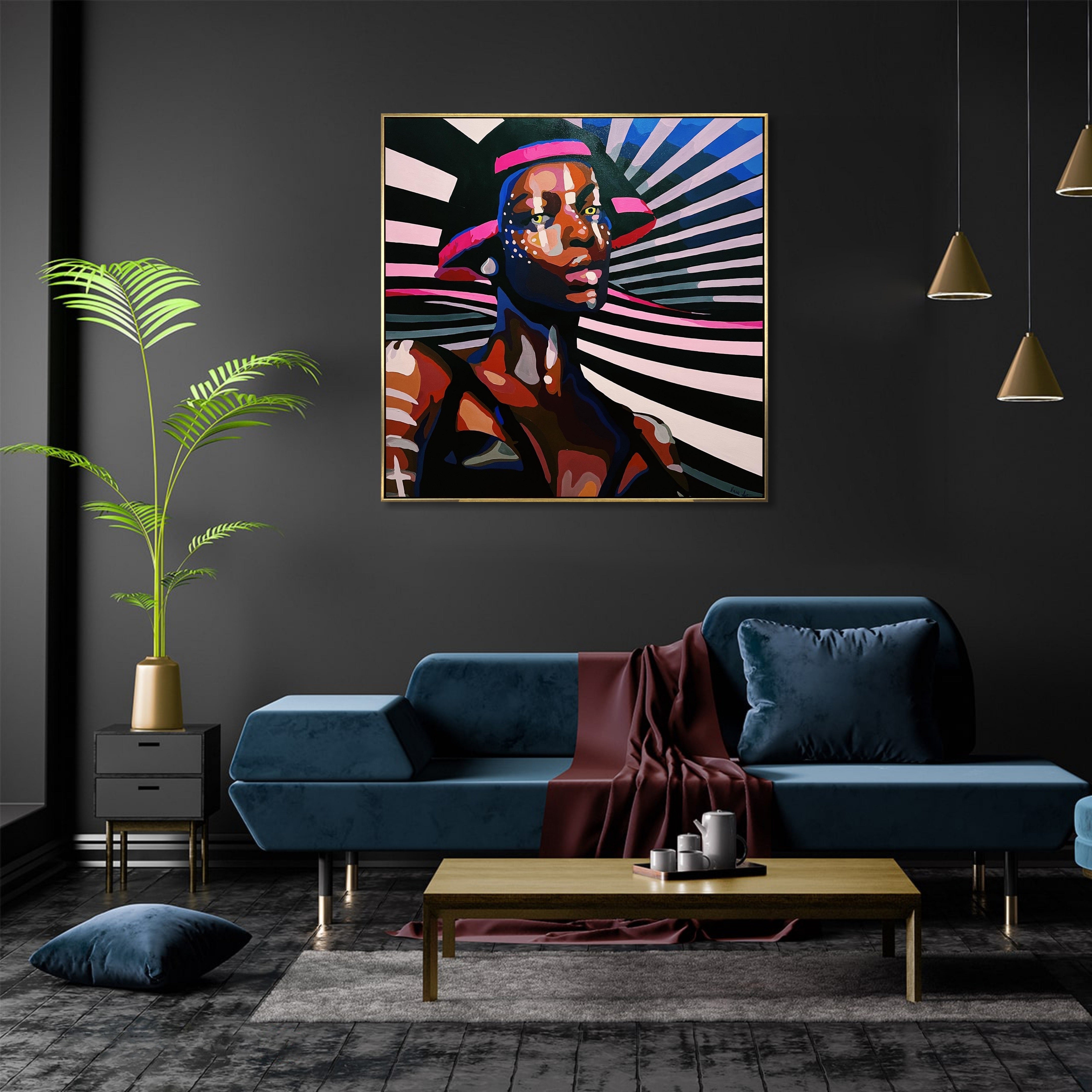 COSMIC GIRL 43.3"x43.3"