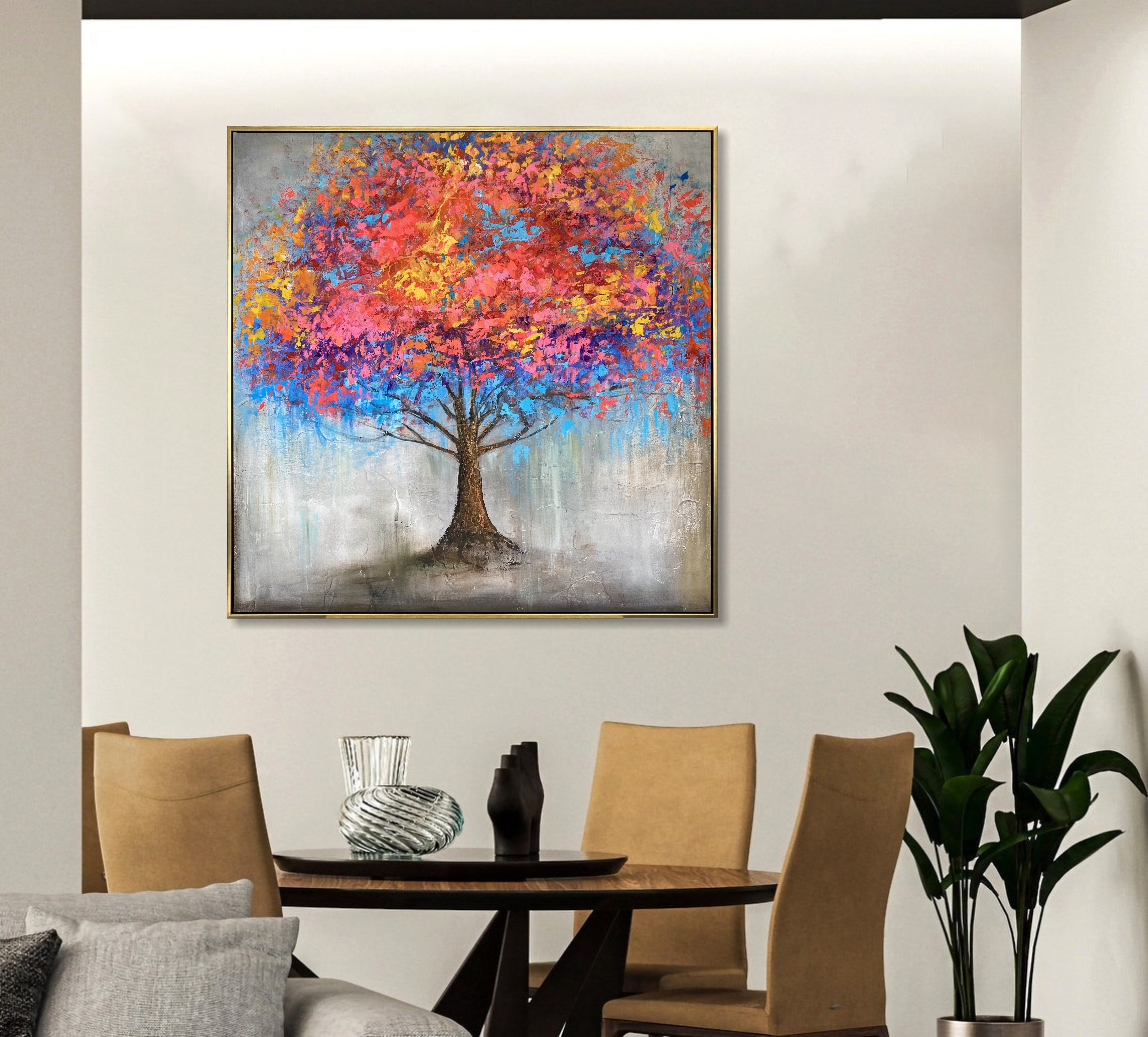 FLAMES OF NATURE 40"x40"