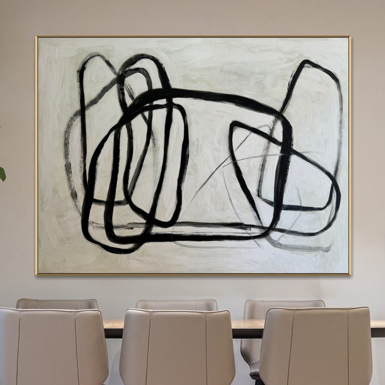 Expressive abstract loops artwork LINEAR MOTION