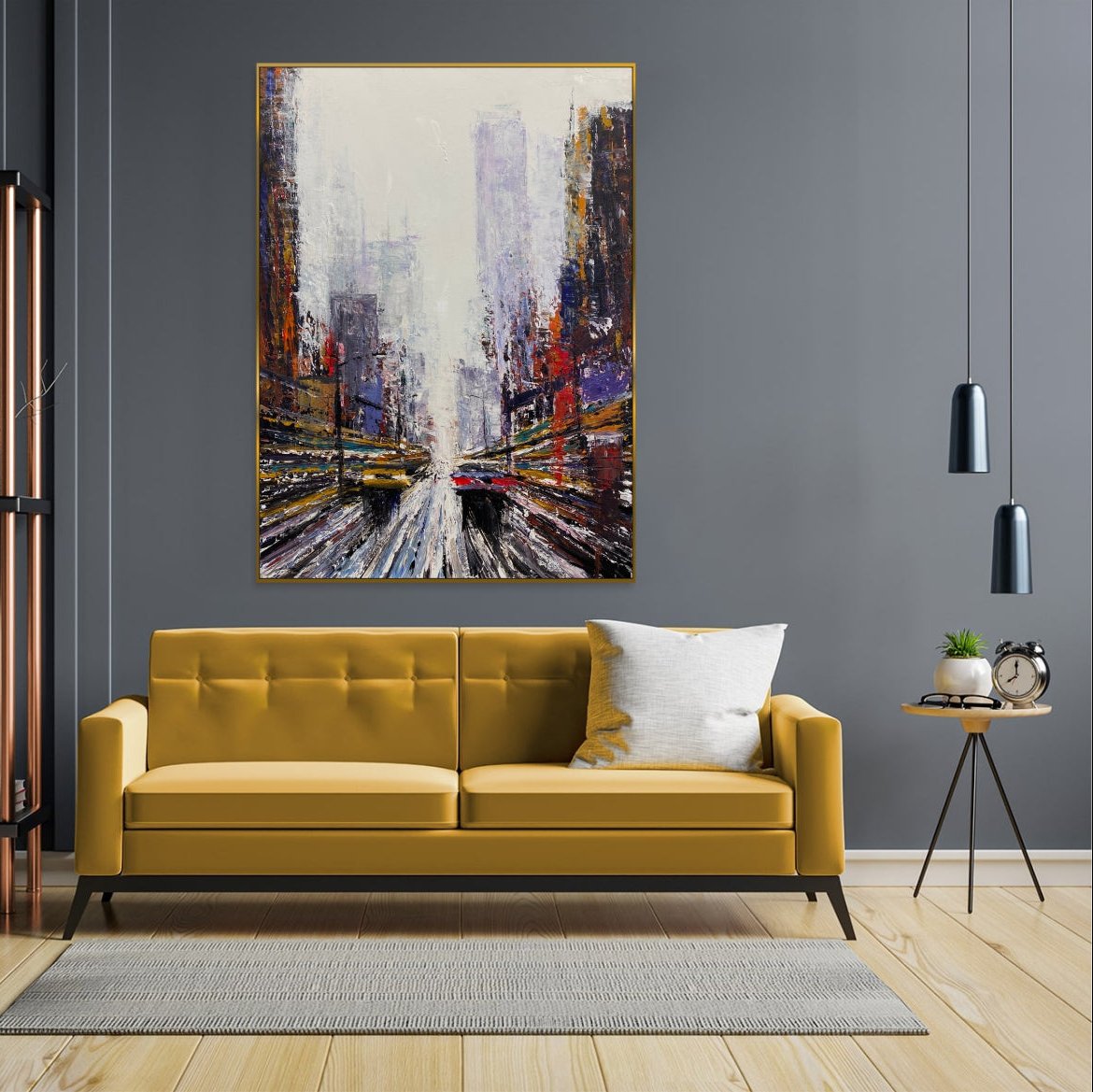 METROPOLITAN RUSH 40"x30"