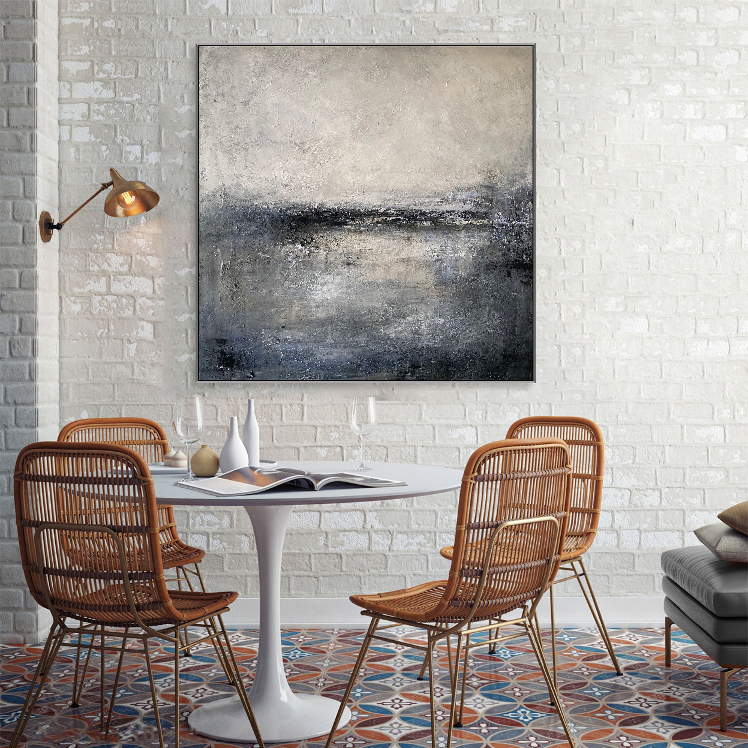 CALM REFLECTION 40"x40"