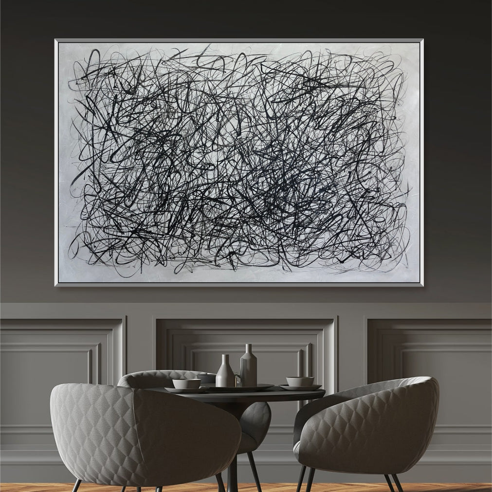 CHAOTIC SCRIBBLES 35"x54"