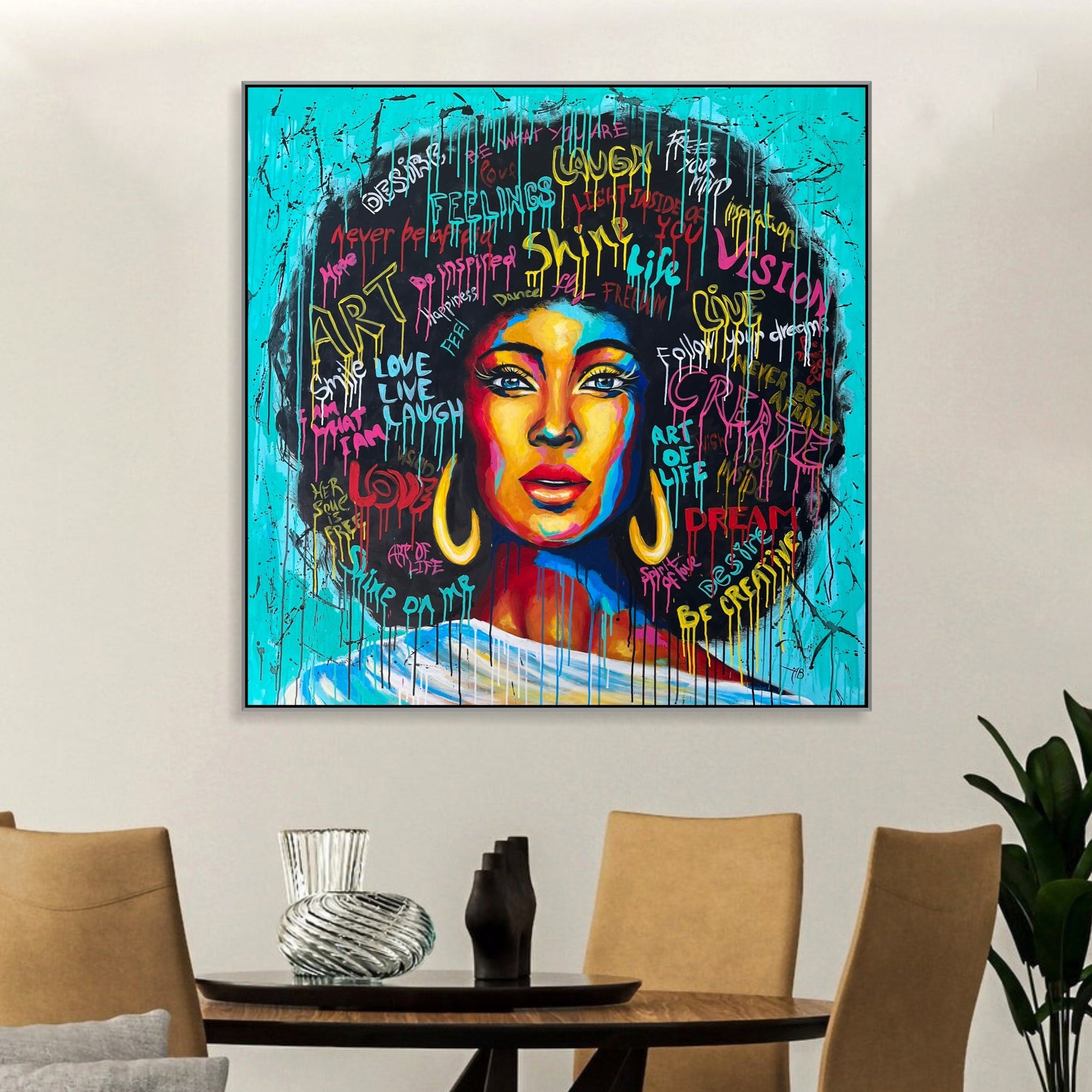 BE WHAT YOU ARE 54"x54"