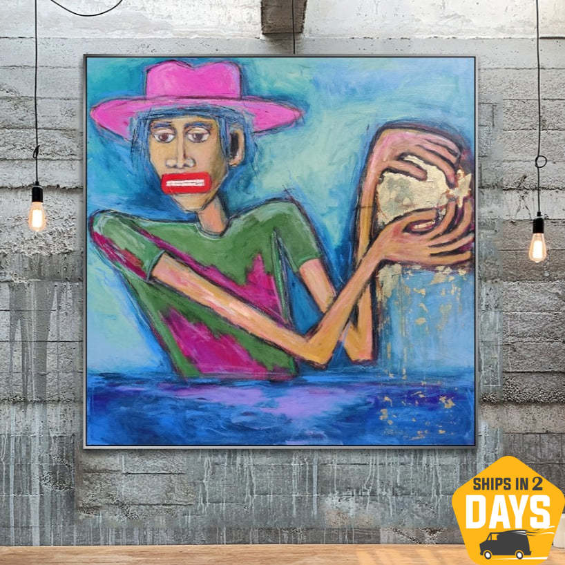 QUIETUDE OF THOUGHTS 46"x46"