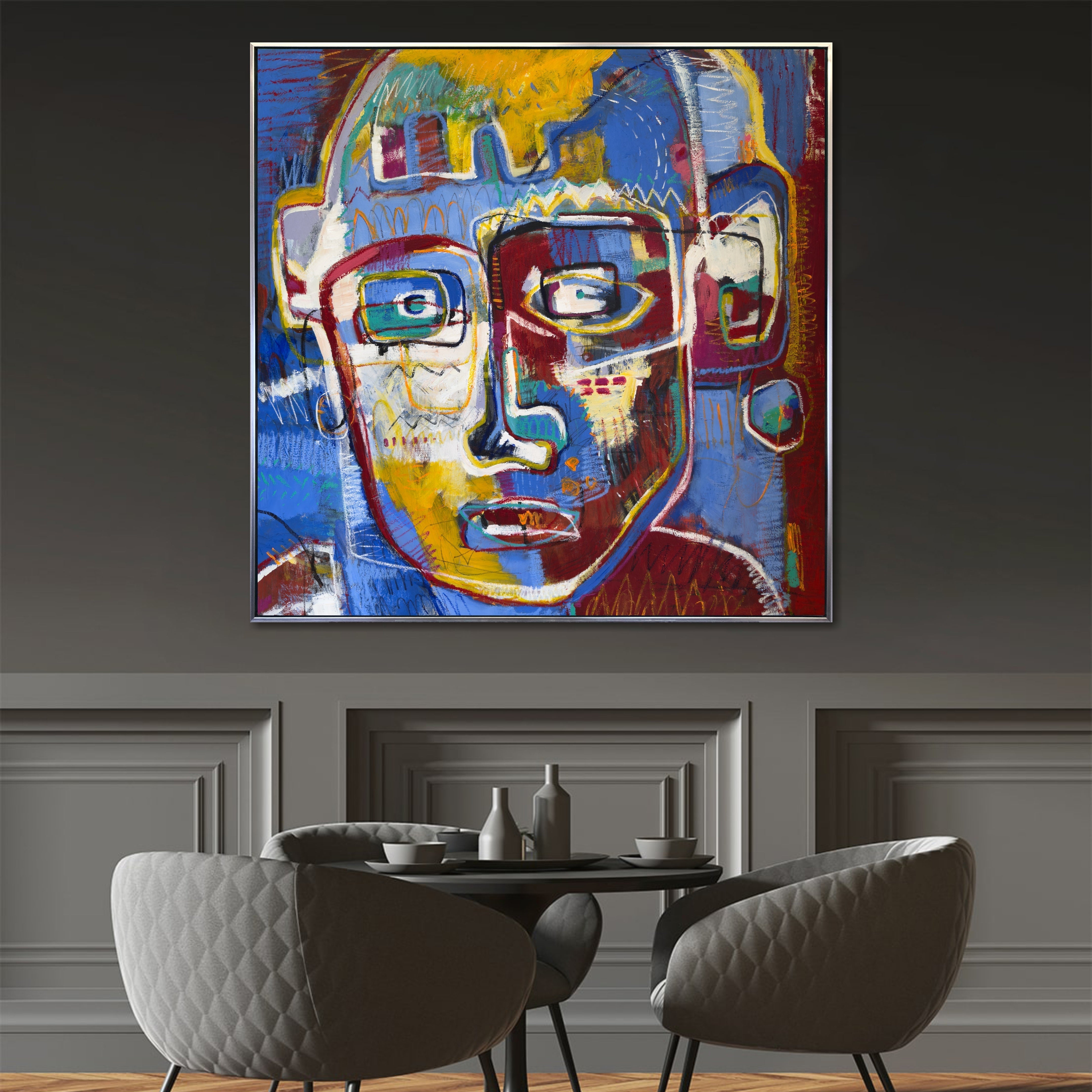 MUTED EXPRESSIONS 32"x32"